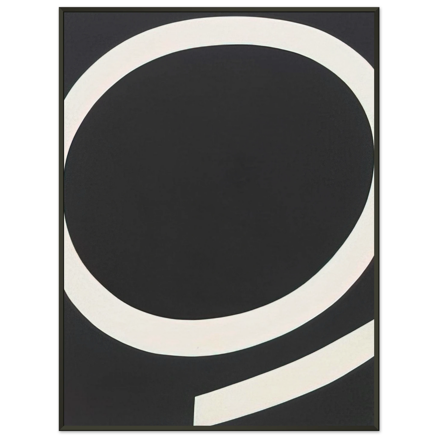 Ellsworth Kelly Running White Framed Art Print - Aluminum Frame - 40x50 cm / 16x20 inches