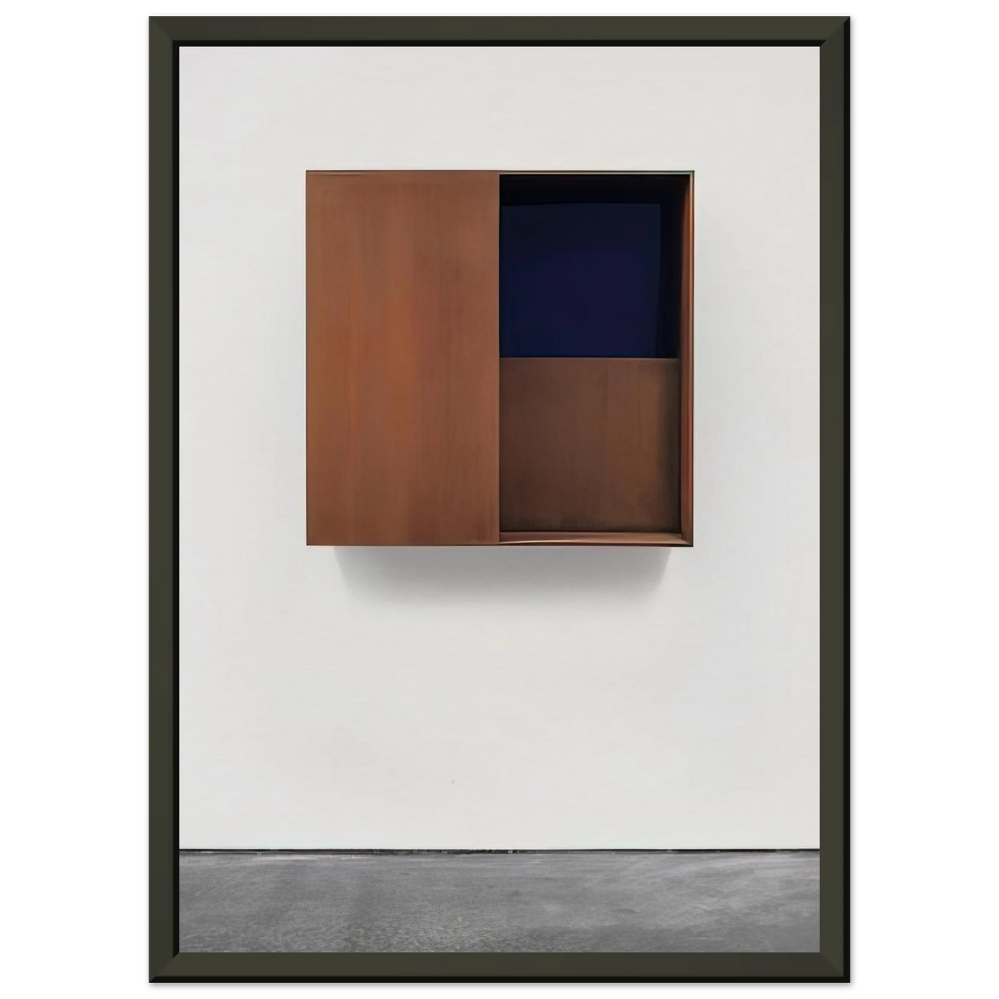 Donald Judd Untitled JUDDO0516 1987 Framed Art Print - Aluminum Frame - 60x80 cm / 24x32 inches