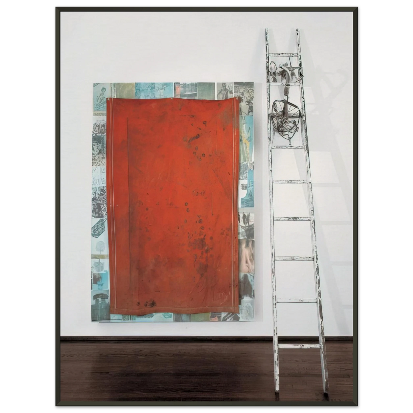 Robert Rauschenberg MANGO ICE CAVE SCALE 1977 Framed Art Print - Aluminum Frame - 70x100 cm / 28x40 inches