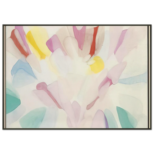 Alice Baber  Music of the Jaguar Framed Art Print  - Aluminum Frame - 21x29.7 cm / 8x12"