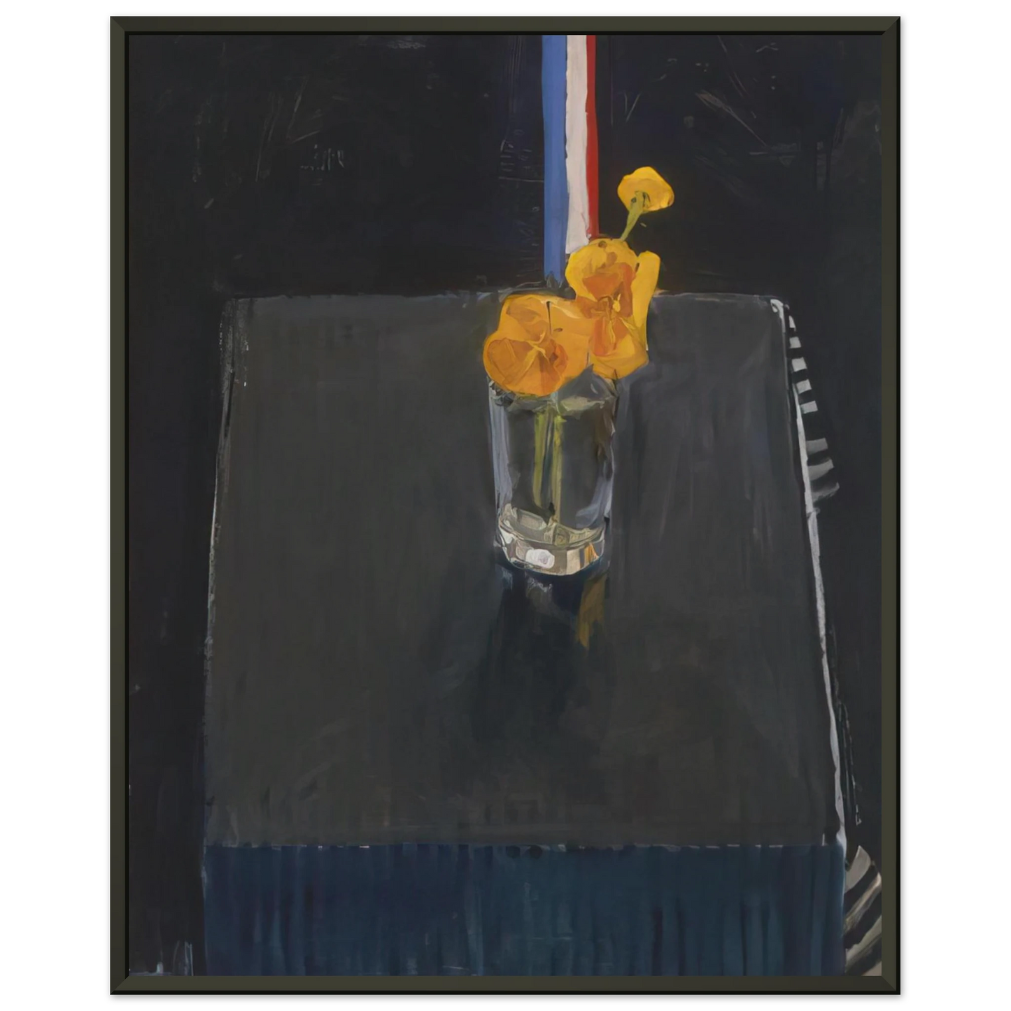 Richard Diebenkorn Poppies Framed Art Print - Aluminum Frame - 70x100 cm / 28x40 inches