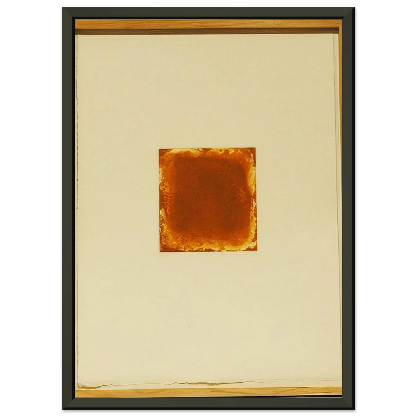Gotthard Graubner UNTITLED 1991 Framed Art Print - Aluminum Frame - 60x80 cm / 24x32 inches