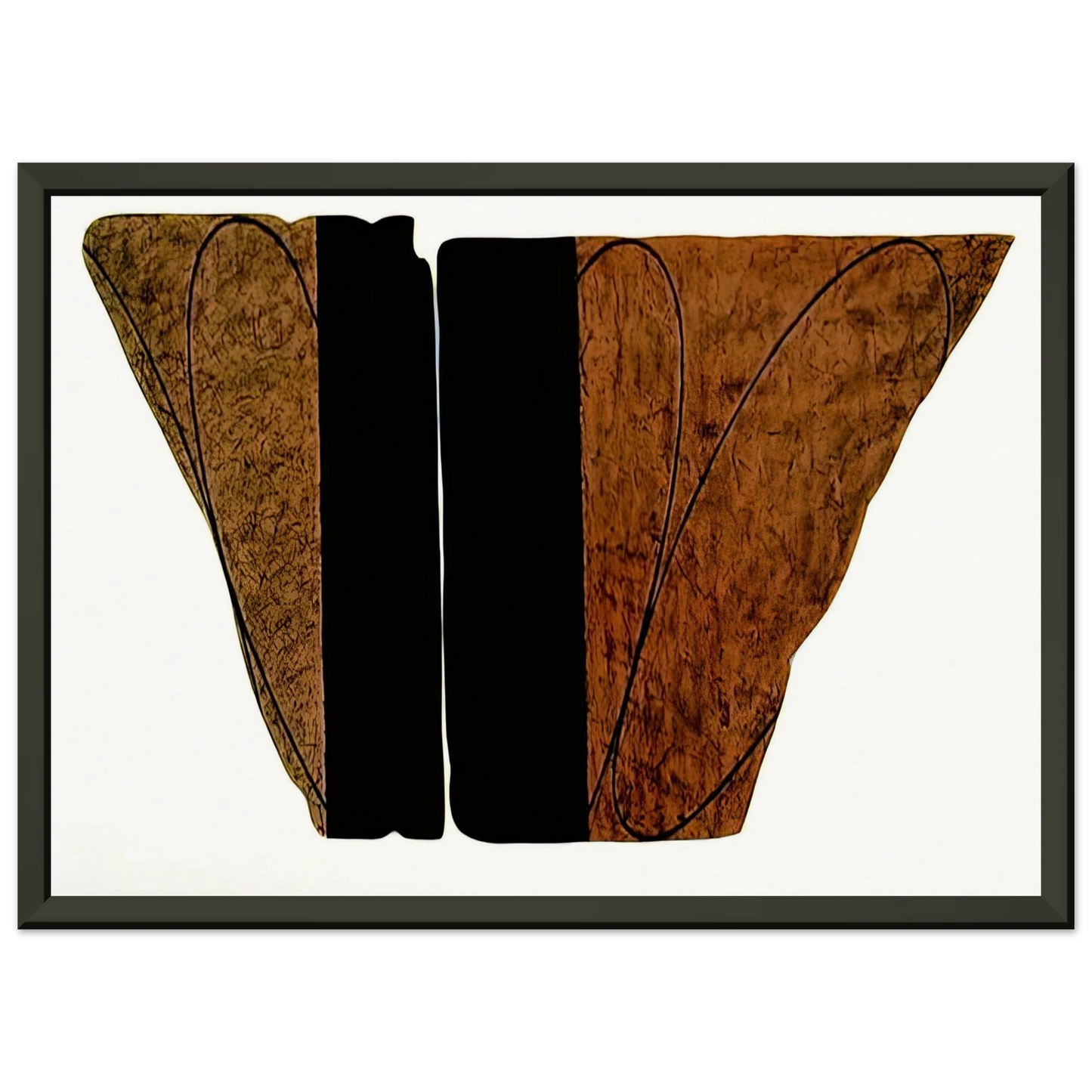 Robert Mangold FRAGMENT VIII 2001 Framed Art Print - Aluminum Frame - 60x80 cm / 24x32 inches