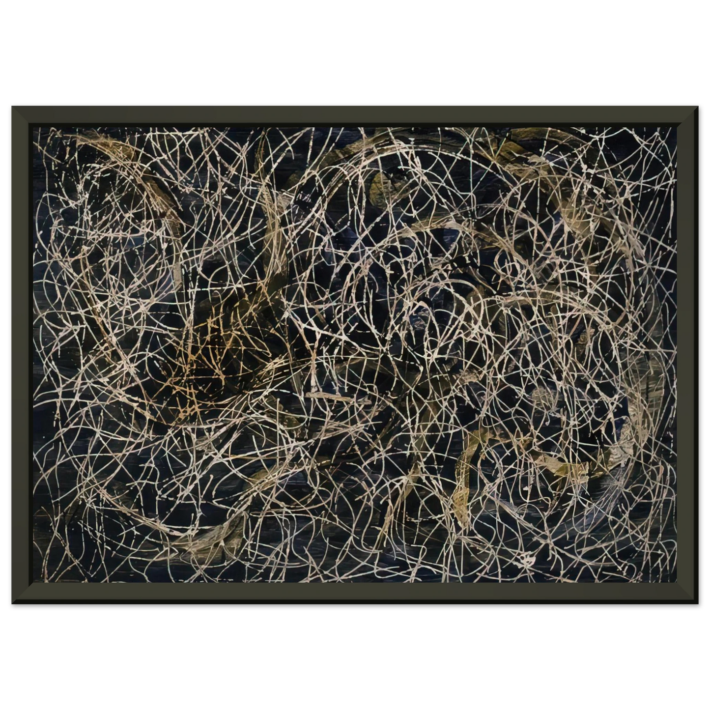 Marcel Barbeau Rosierfeuilles Framed Art Print - Aluminum Frame - 60x80 cm / 24x32 inches