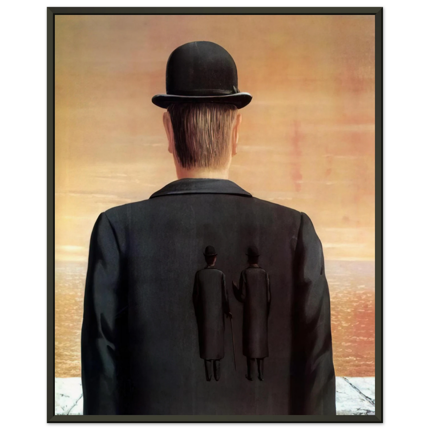 Rene Magritte THE SPIRIT OF ADVENTURE 1962 Framed Art Print - Aluminum Frame - 60x80 cm / 24x32 inches
