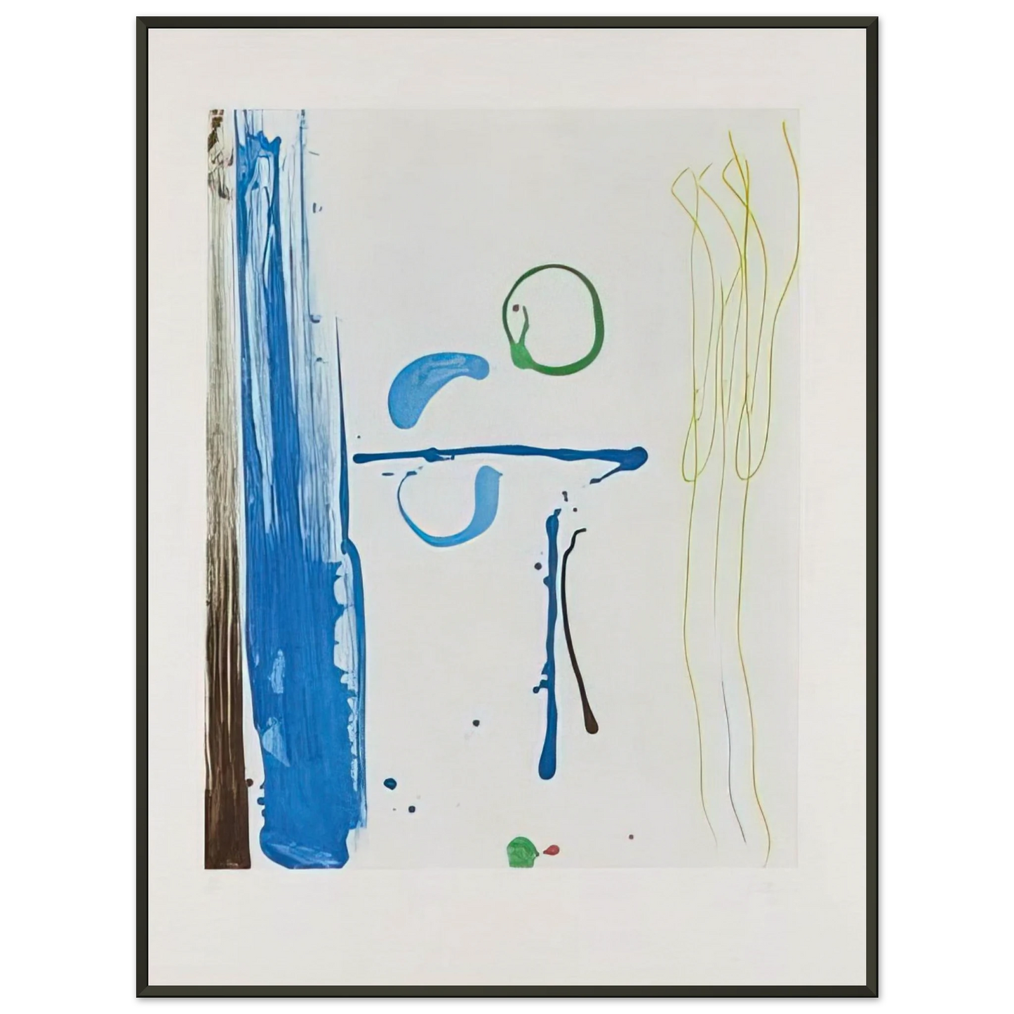 Helen Frankenthaler Sunshine After Rain 1987 Framed Art Print - Aluminum Frame - 40x50 cm / 16x20 inches