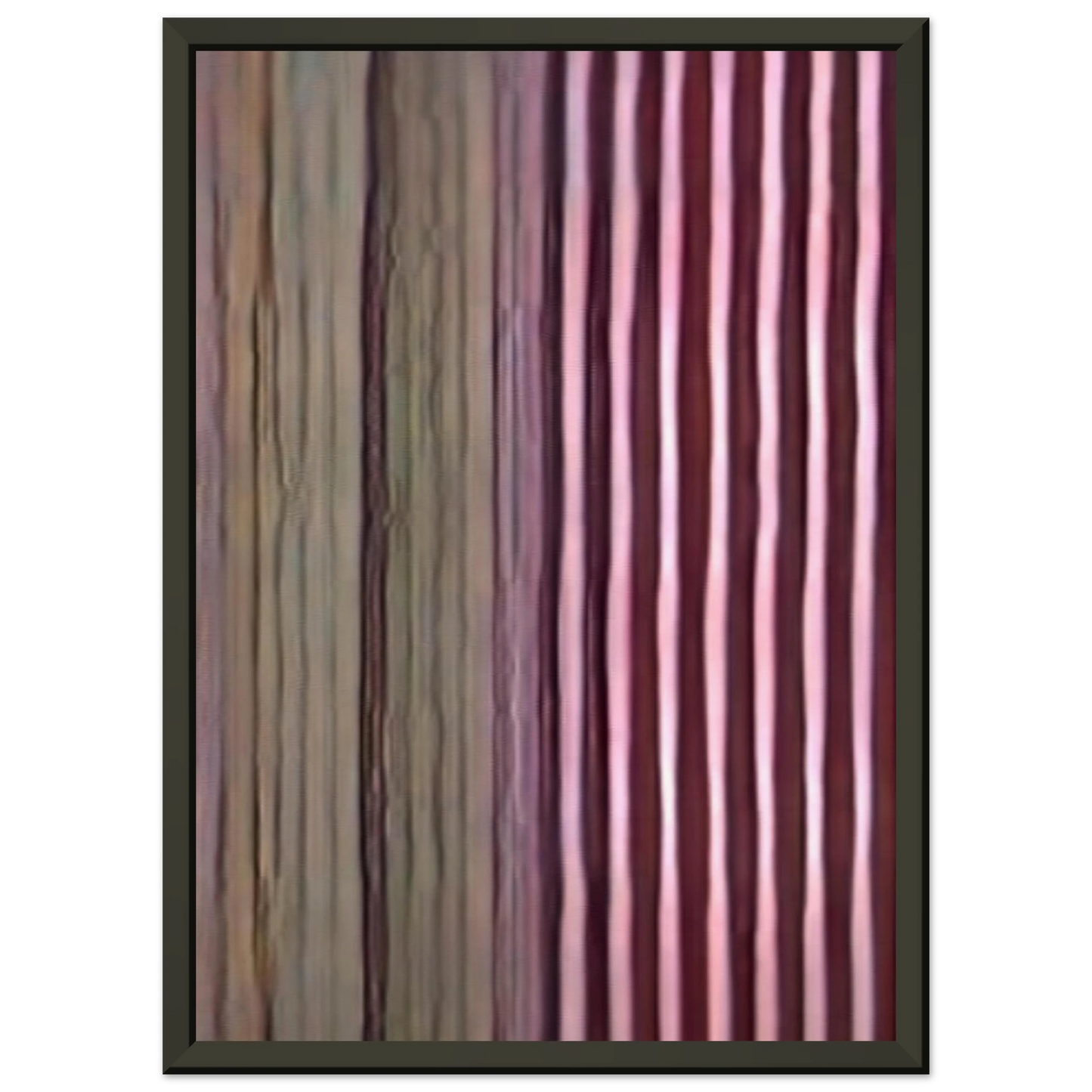 Gene Davis  Firecracker  1968 Framed Art Print  - Aluminum Frame - 60x80 cm / 24x32 inches
