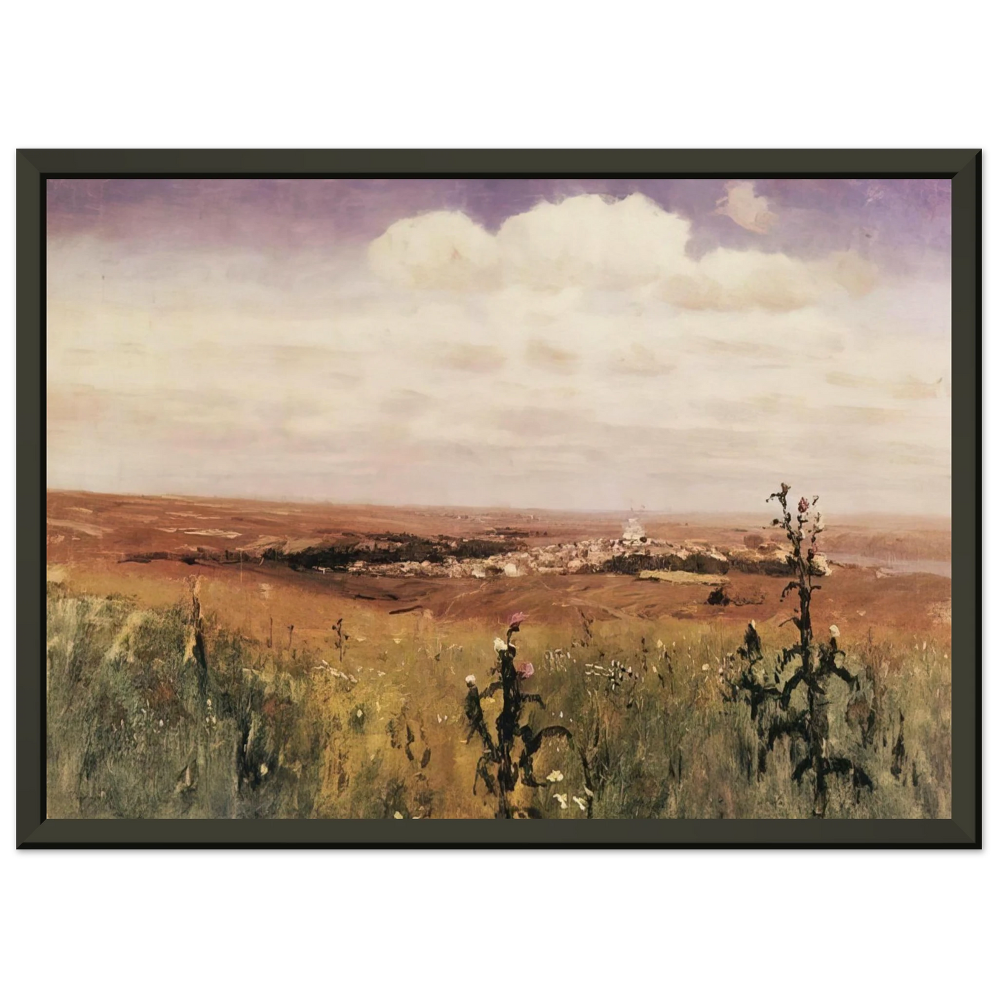 Arkhyp Kuindzhi Steppe Framed Art Print - Aluminum Frame - 60x80 cm / 24x32 inches