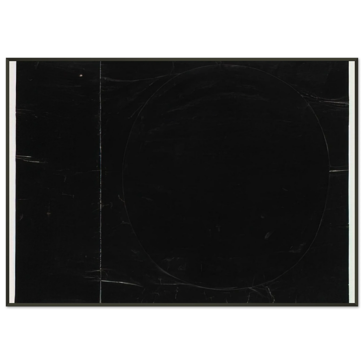 Ellsworth Kelly Black on Black Framed Art Print - Aluminum Frame - 21x29.7 cm / 8x12"