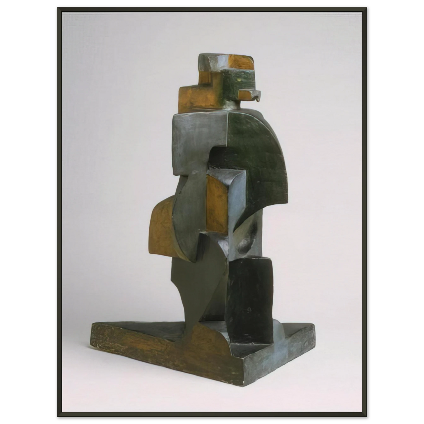 Juan Gris  HARLEQUIN 1917 Framed Art Print  - Aluminum Frame - 60x80 cm / 24x32 inches