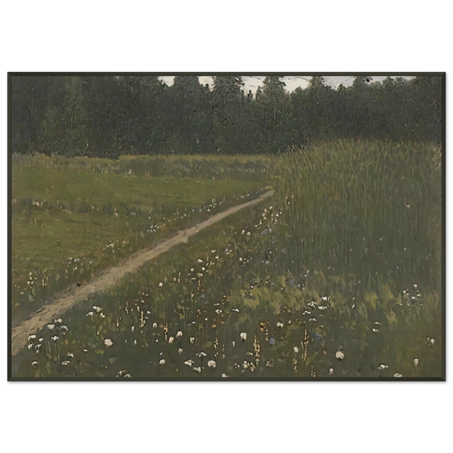 Arkhyp Kuindzhi Forest Glade Framed Art Print - Aluminum Frame - 21x29.7 cm / 8x12"