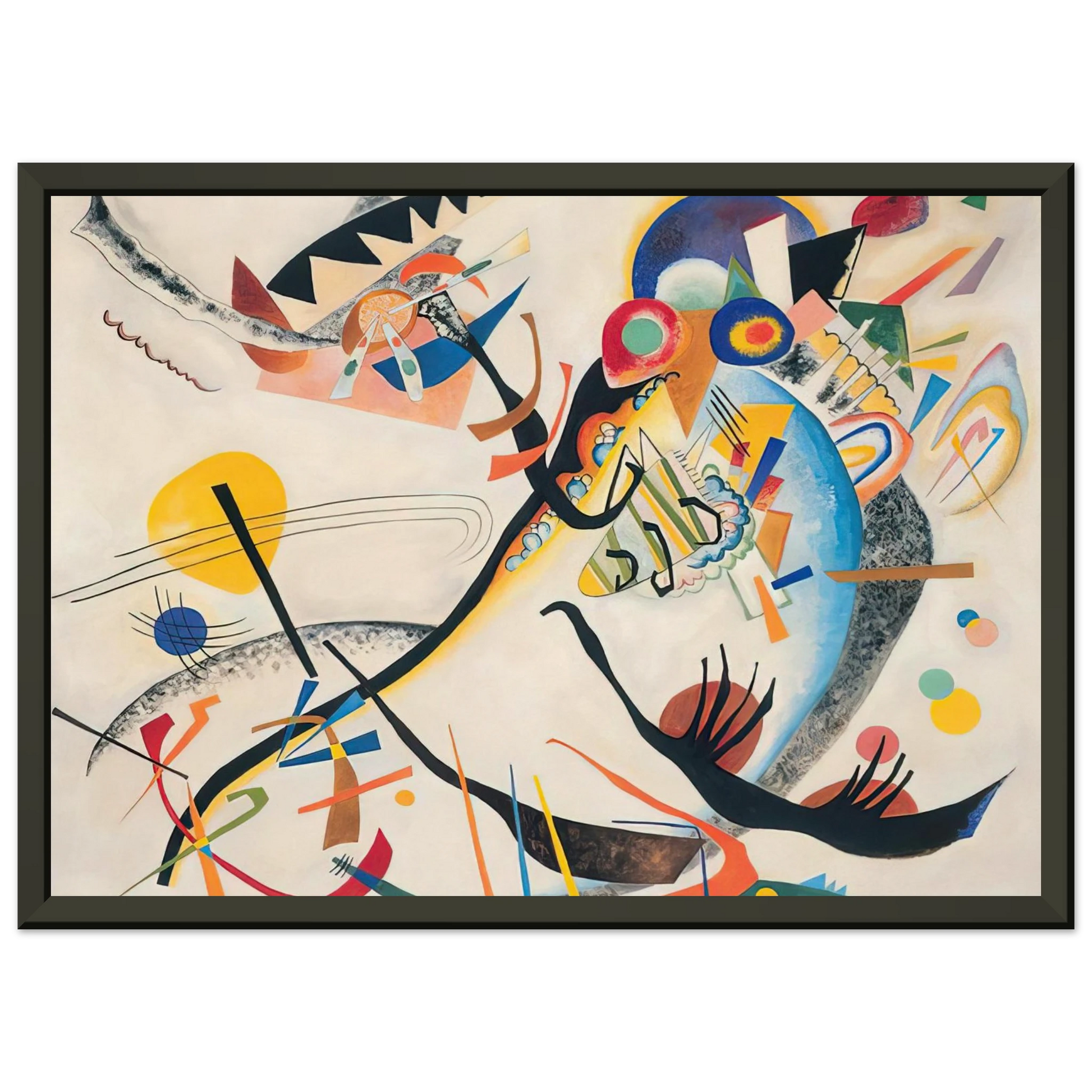 Wassily Kandinsky  NOTDETECTED189361 Framed Art Print  - Aluminum Frame - 60x80 cm / 24x32 inches