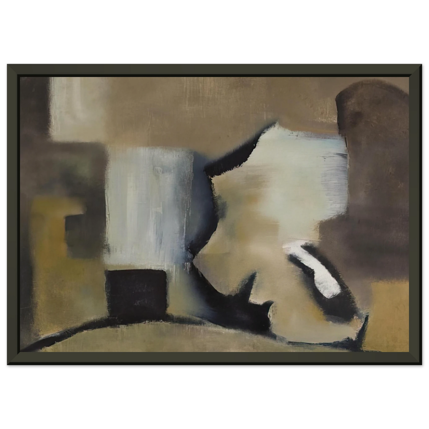 Theodoros Stamos Beyond Emperors 1952 Framed Art Print - Aluminum Frame - 70x100 cm / 28x40 inches