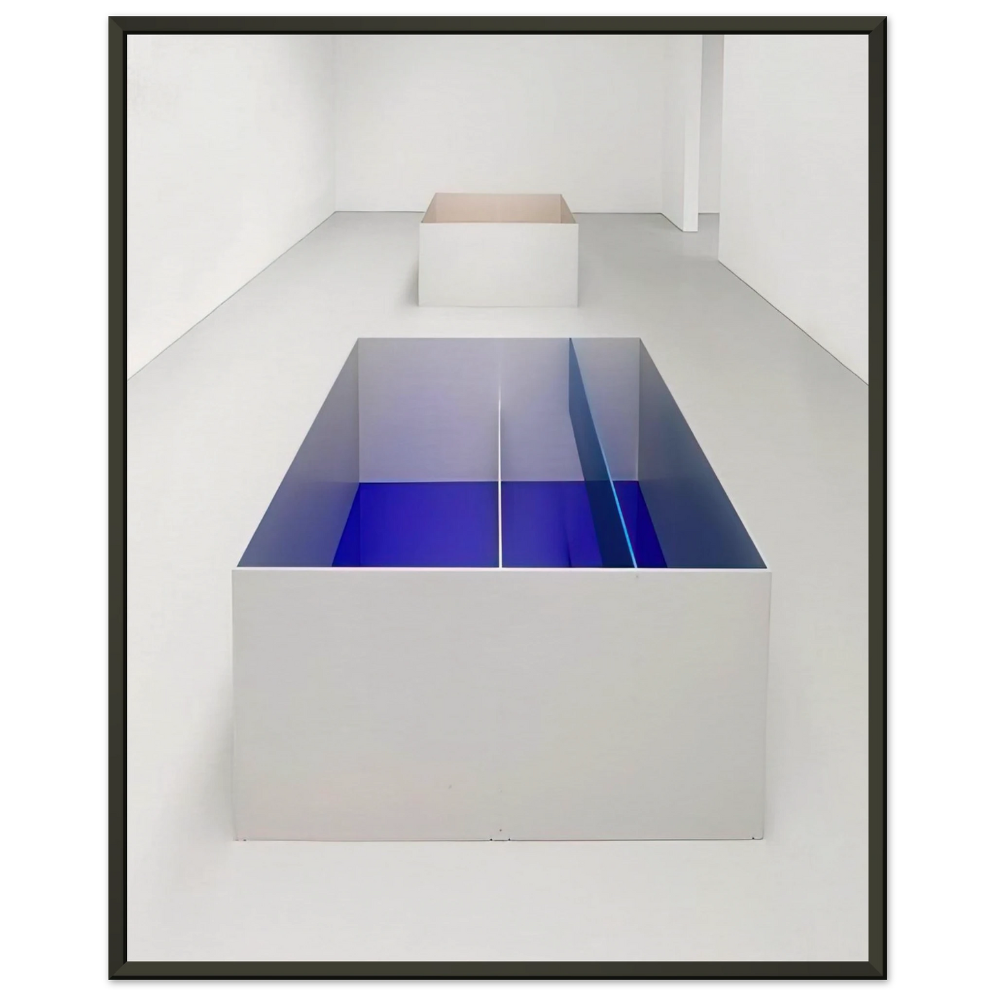 Donald Judd Untitled 896 Menziken 1989 Framed Art Print - Aluminum Frame - 40x50 cm / 16x20 inches
