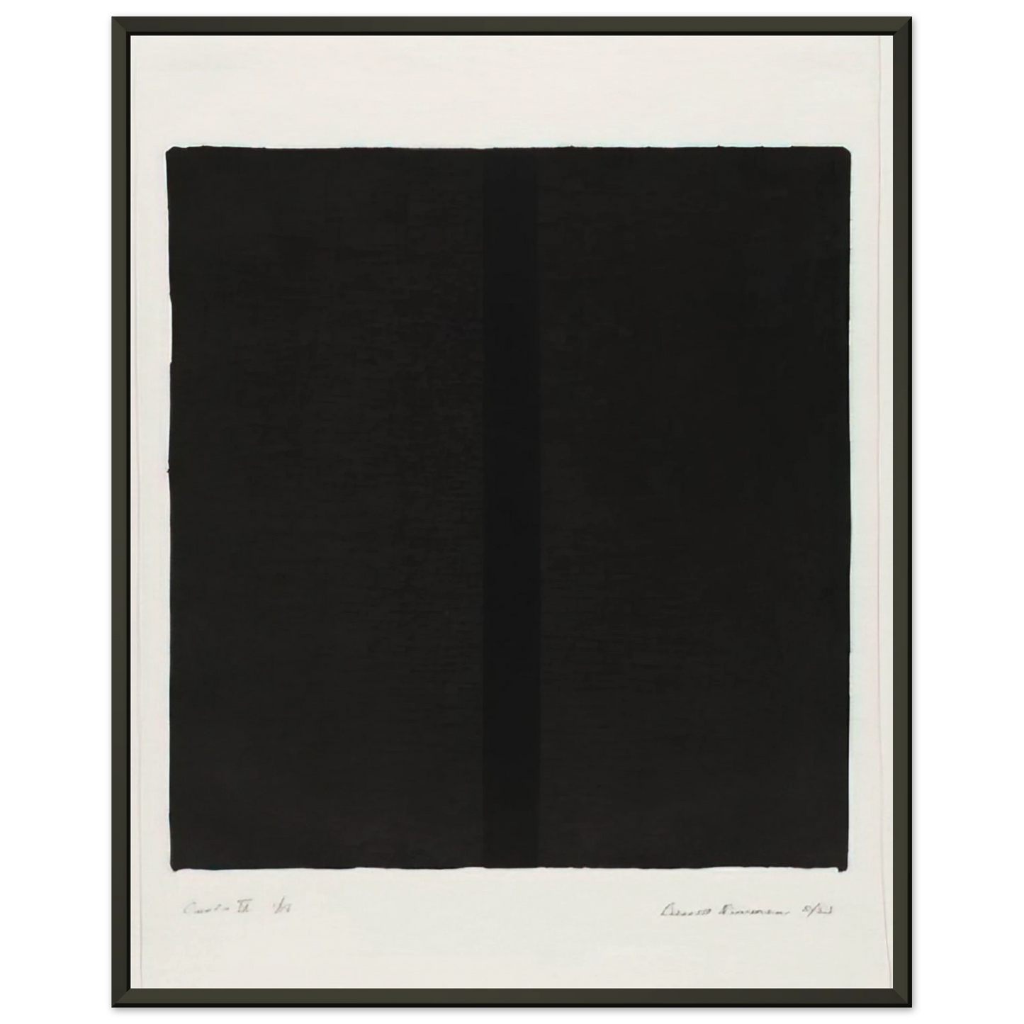 Barnett Newman Canto IV Framed Art Print - Aluminum Frame - 60x80 cm / 24x32 inches