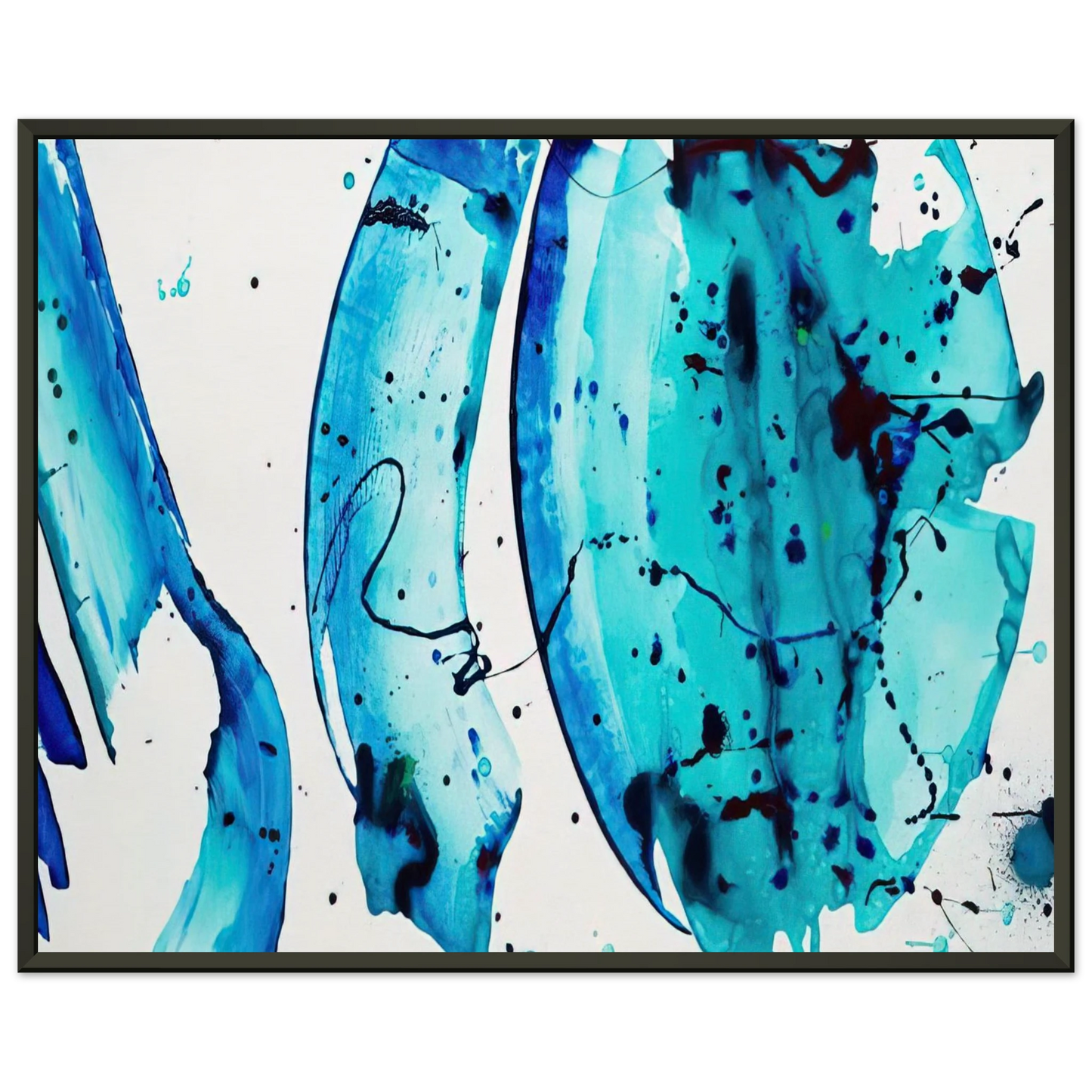 Al Held Untitled Framed Art Print - Aluminum Frame - 40x50 cm / 16x20 inches