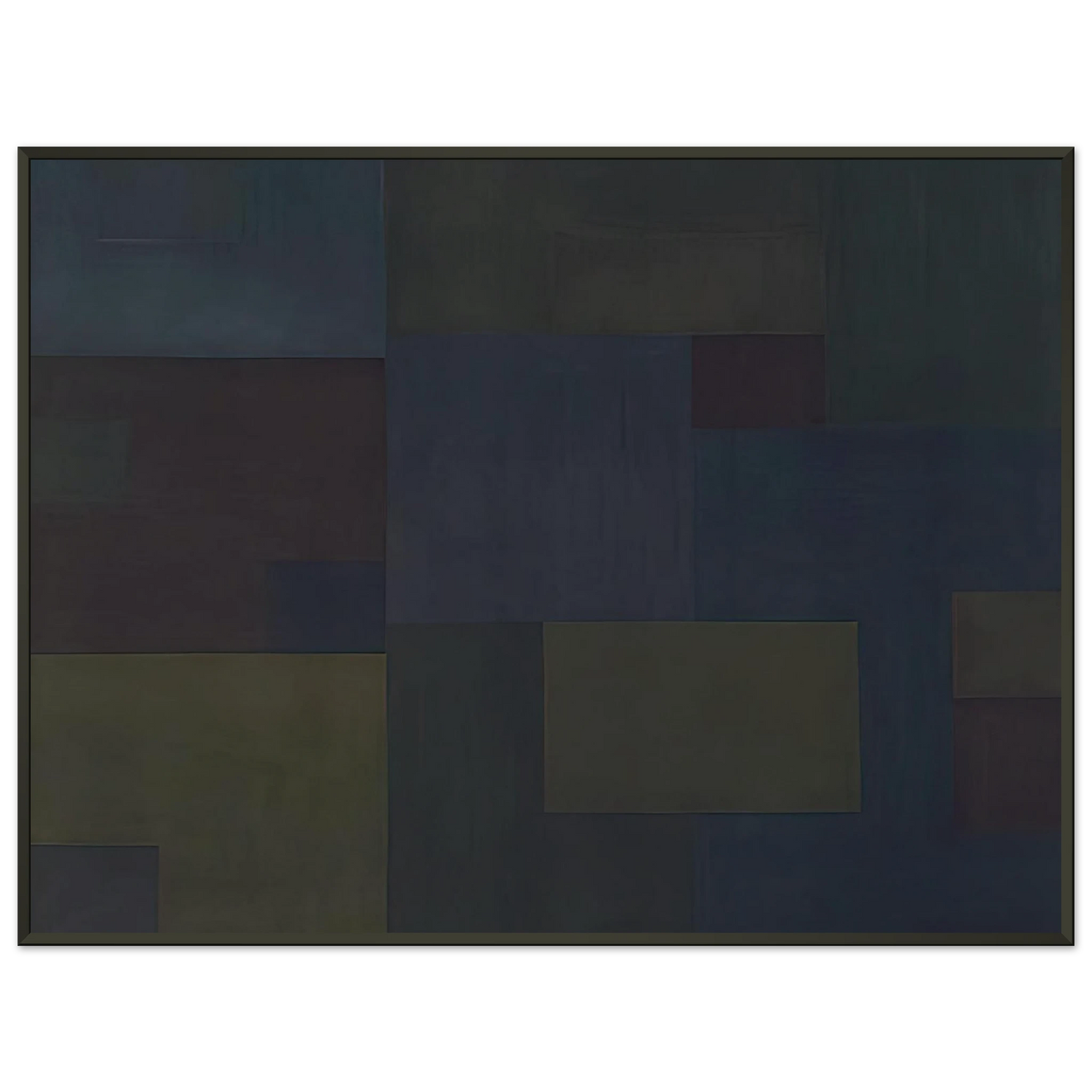 Ad Reinhardt Number 17 1953 Framed Art Print - Aluminum Frame - 40x50 cm / 16x20 inches