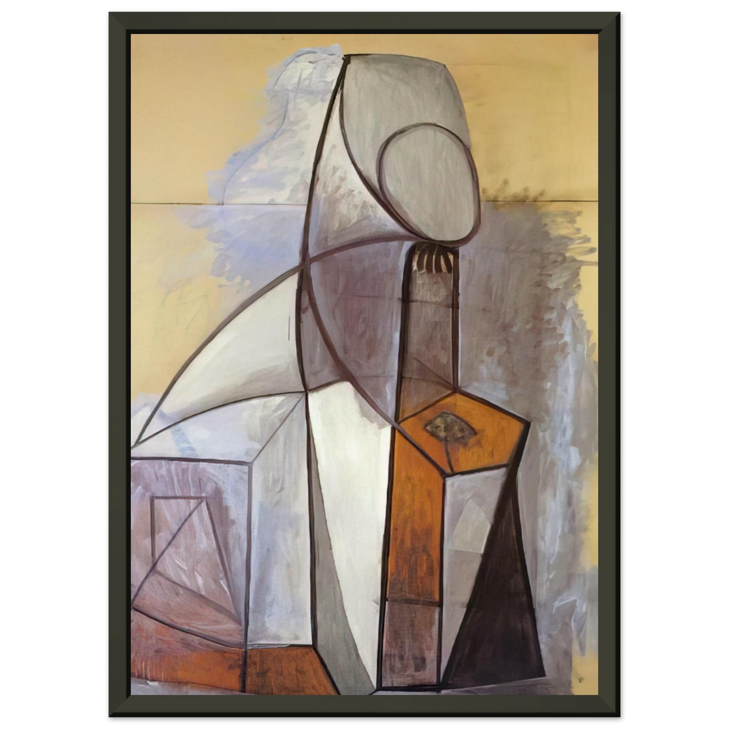 Pablo Picasso Composition 1946 Framed Art Print - Aluminum Frame - 40x50 cm / 16x20 inches