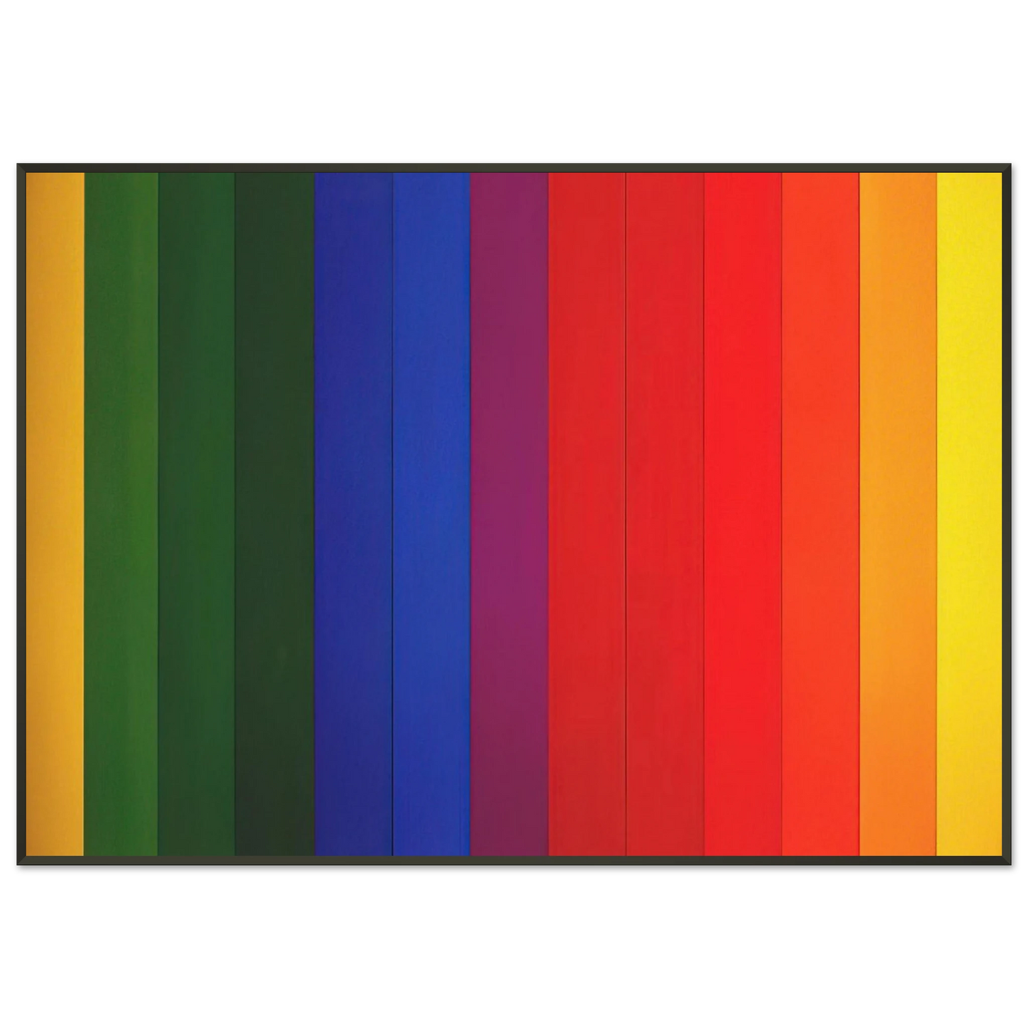Ellsworth Kelly Spectrum III Framed Art Print - Aluminum Frame - 21x29.7 cm / 8x12"