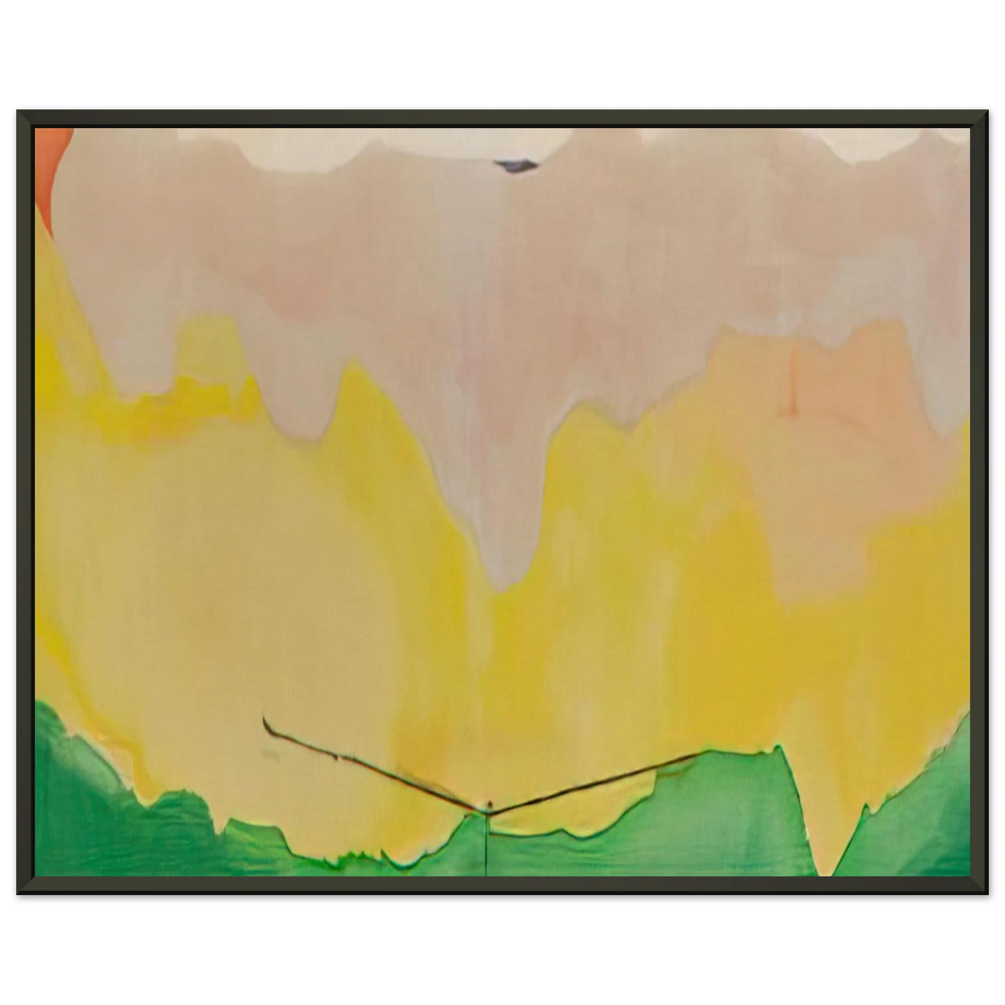 Helen Frankenthaler  Boulevard  1973 Framed Art Print  - Aluminum Frame - 70x100 cm / 28x40 inches