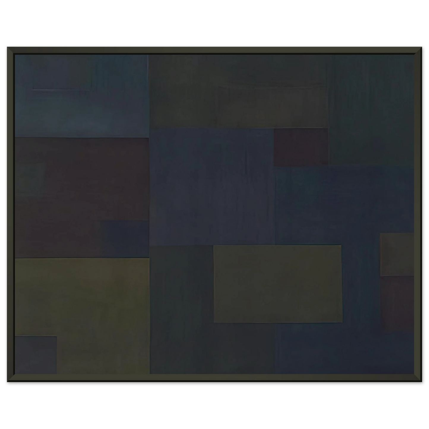 Ad Reinhardt Number 17 1953 Framed Art Print - Aluminum Frame - 70x100 cm / 28x40 inches