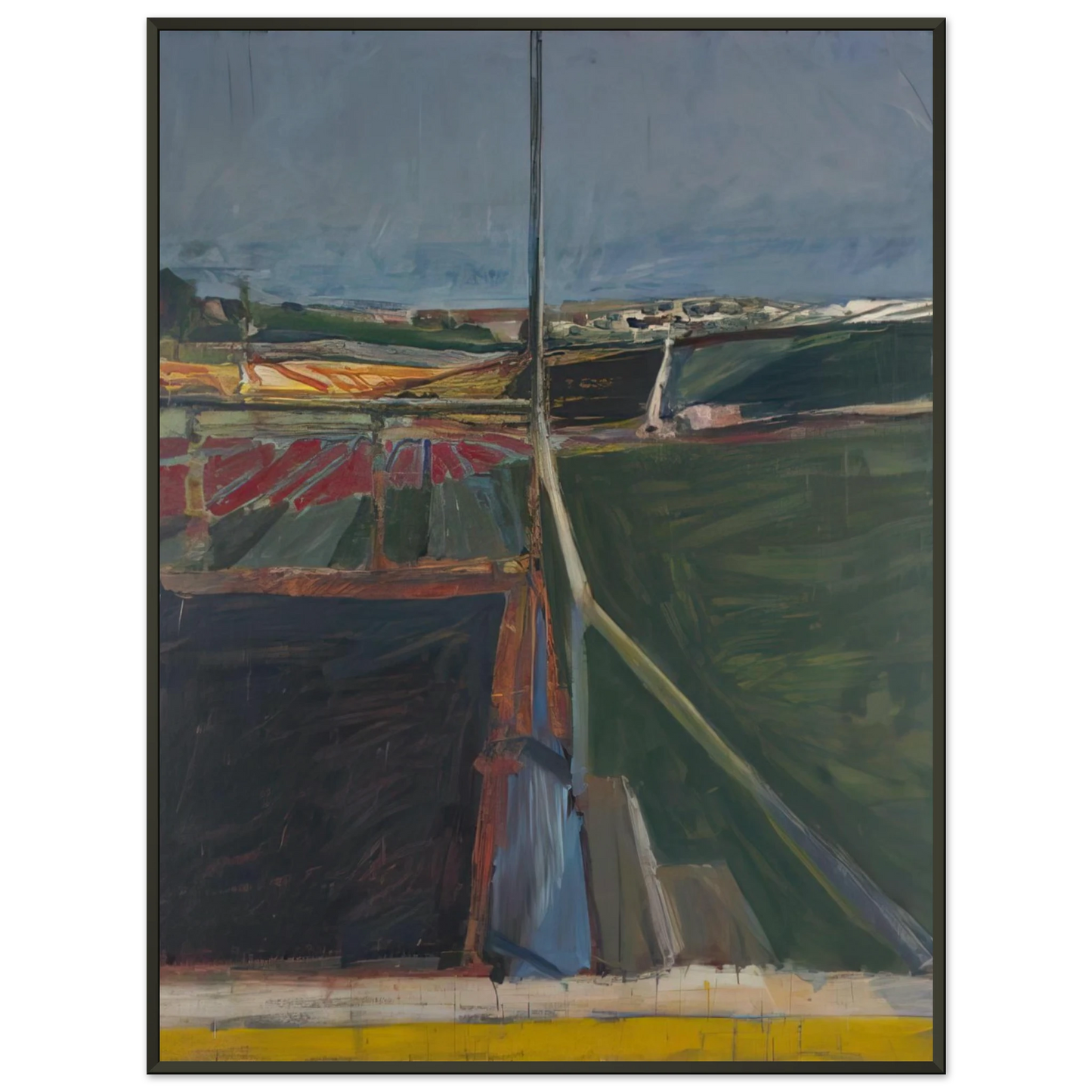 Richard Diebenkorn View from the Porch Framed Art Print - Aluminum Frame - 40x50 cm / 16x20 inches
