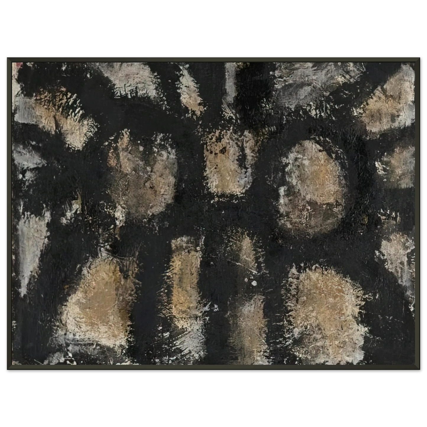 Cy Twombly Myo Framed Art Print - Aluminum Frame - 60x80 cm / 24x32 inches