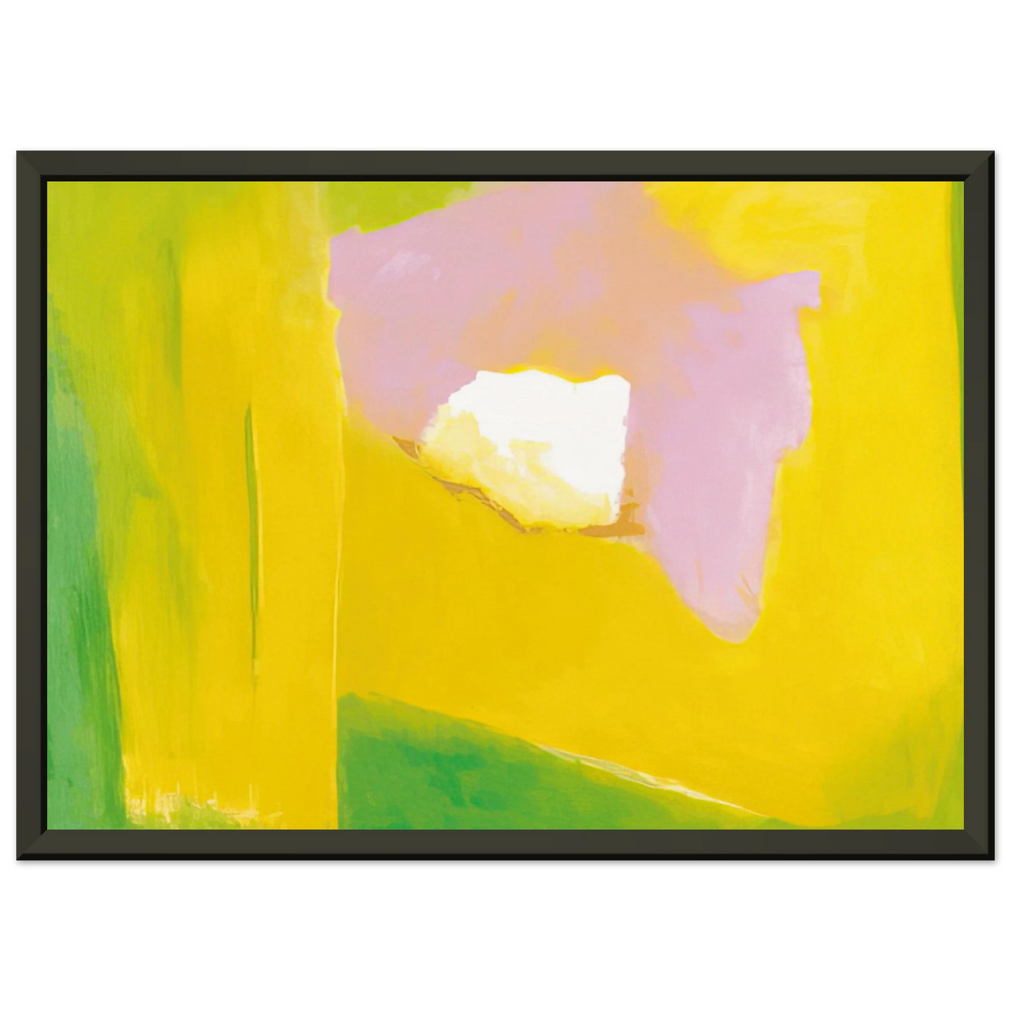 Esteban Vicente UNTITLED 8 1997 Framed Art Print - Aluminum Frame - 60x80 cm / 24x32 inches
