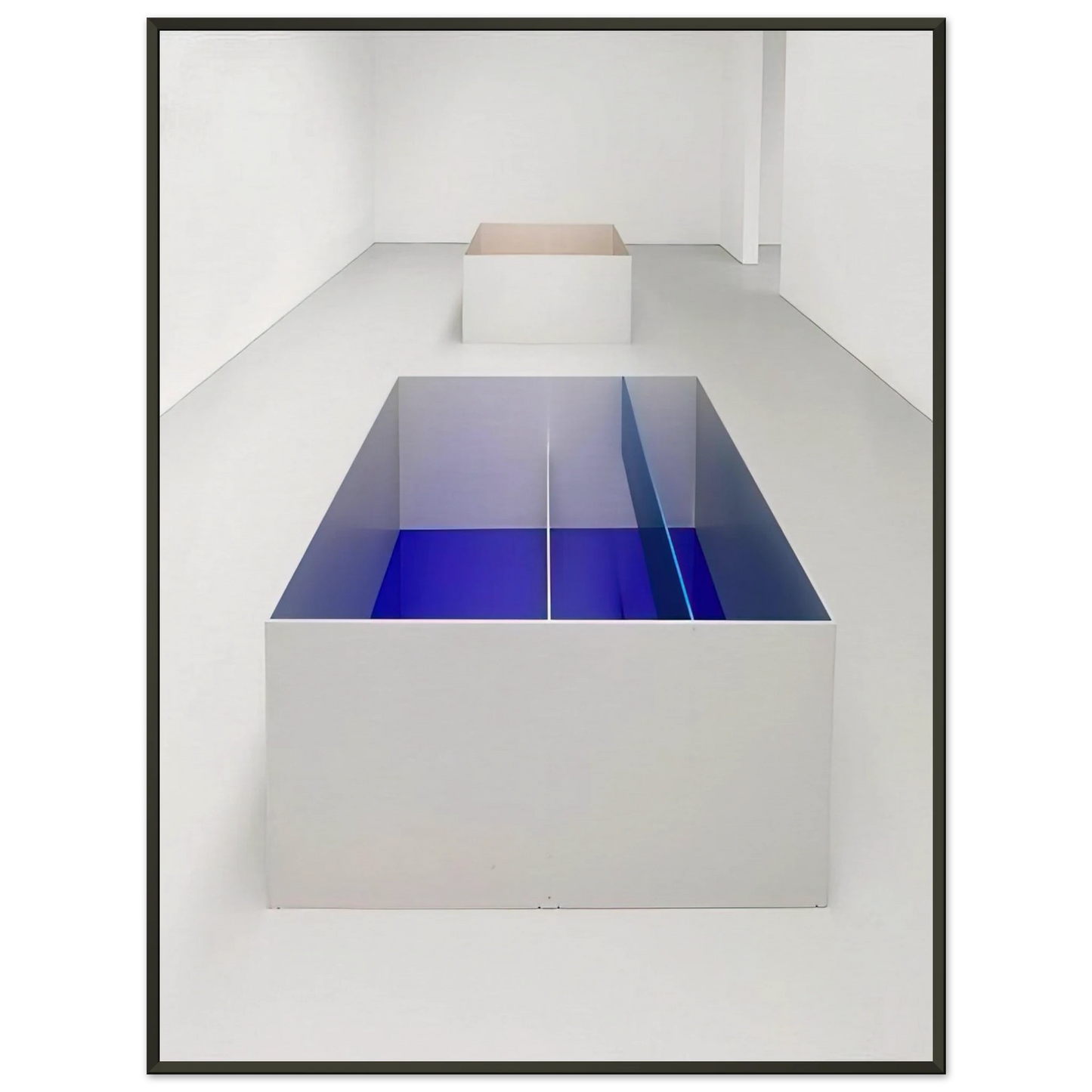Donald Judd Untitled 896 Menziken 1989 Framed Art Print - Aluminum Frame - 60x80 cm / 24x32 inches