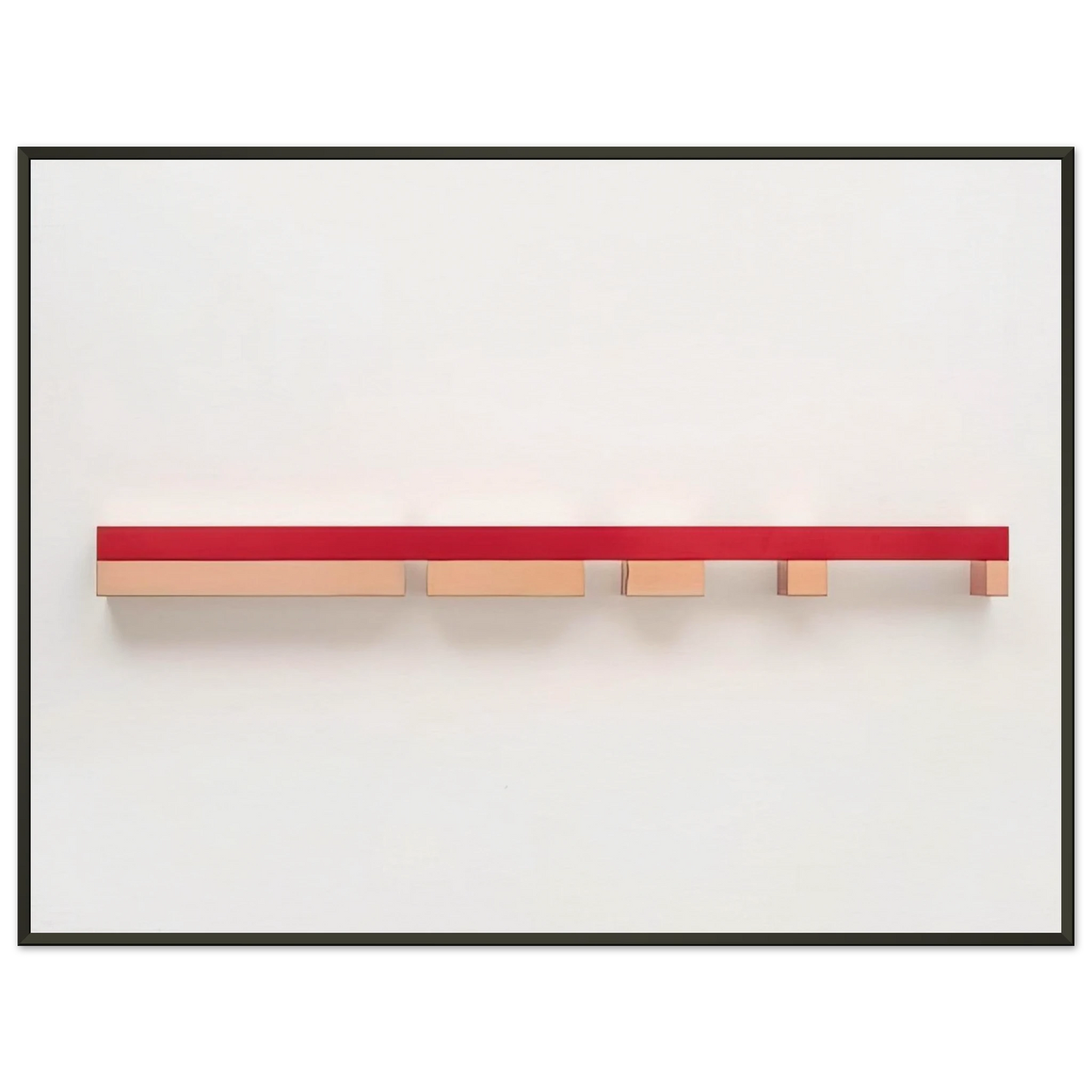 Donald Judd Untitled 7935 1979 Framed Art Print - Aluminum Frame - 60x80 cm / 24x32 inches