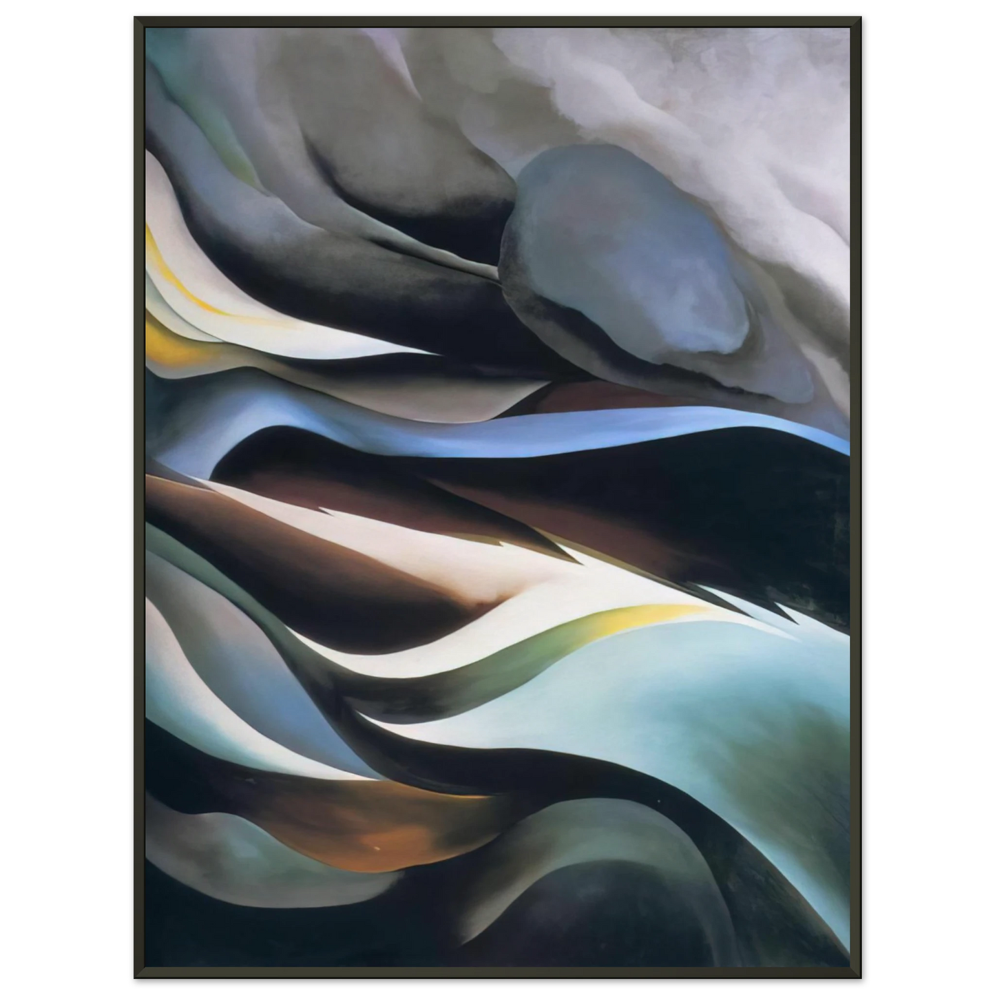 Georgia OKeeffe From the Lake Framed Art Print - Aluminum Frame - 70x100 cm / 28x40 inches