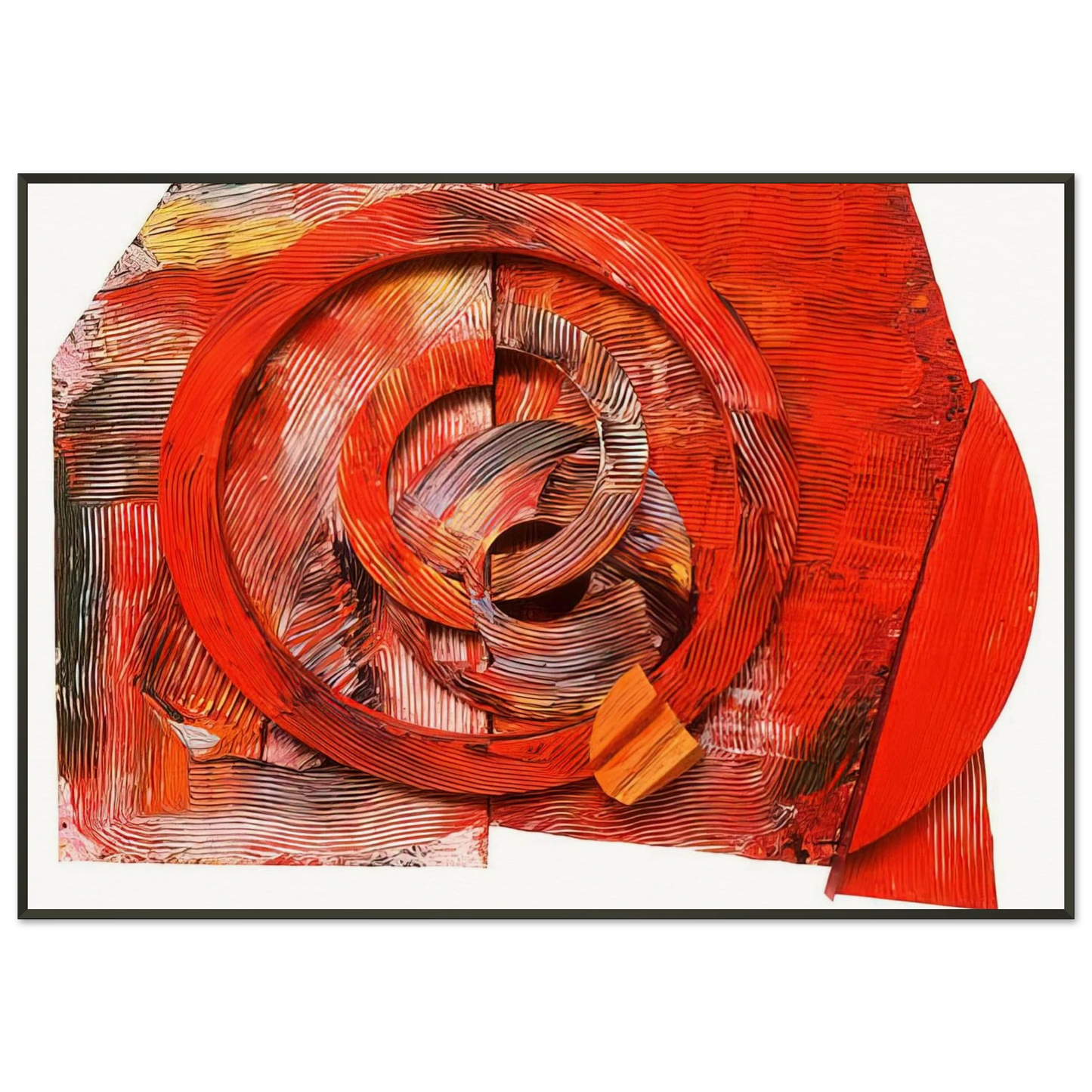 Sam Gilliam Waking Up Framed Art Print - Aluminum Frame - 21x29.7 cm / 8x12"