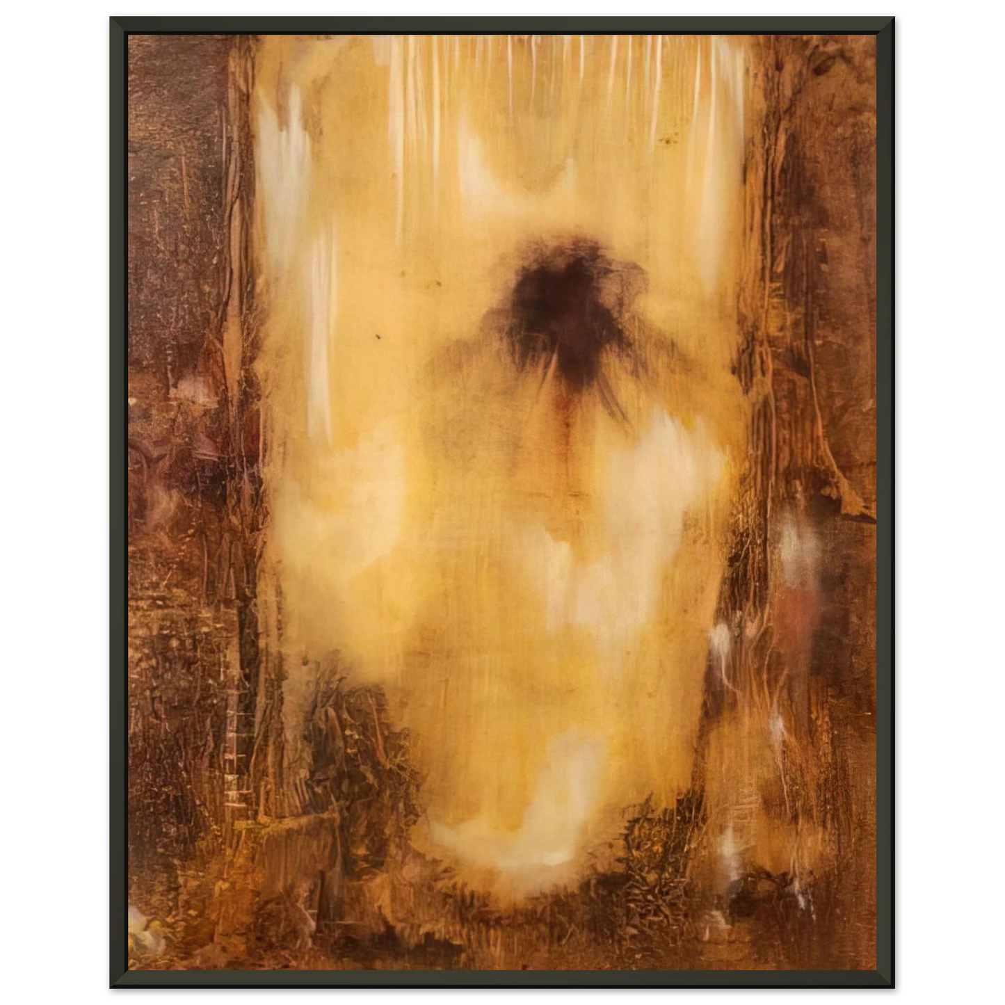 Paul Jenkins  Homage of Melville Framed Art Print  - Aluminum Frame - 60x80 cm / 24x32 inches