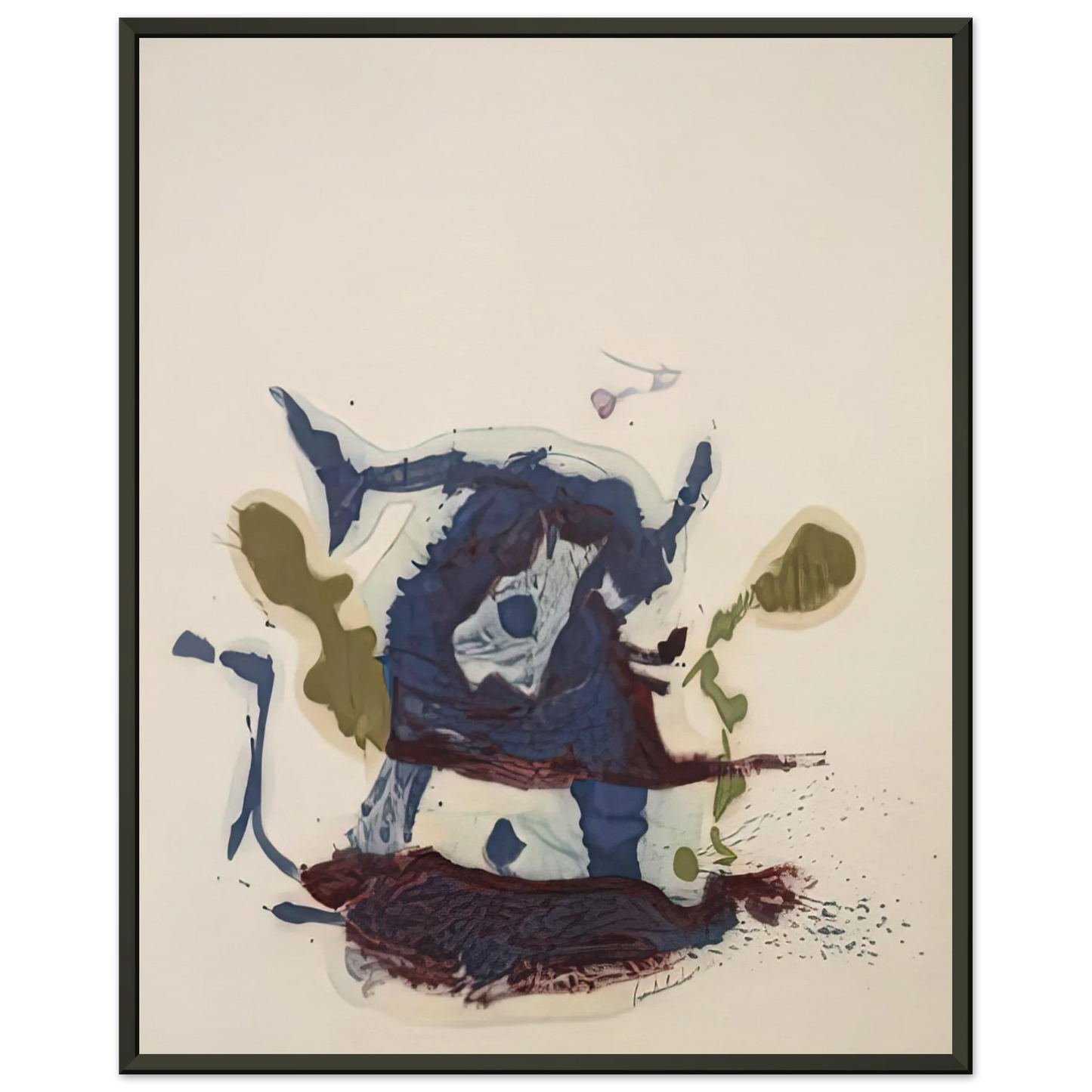 Helen Frankenthaler Vessel 1961 Framed Art Print - Aluminum Frame - 70x100 cm / 28x40 inches