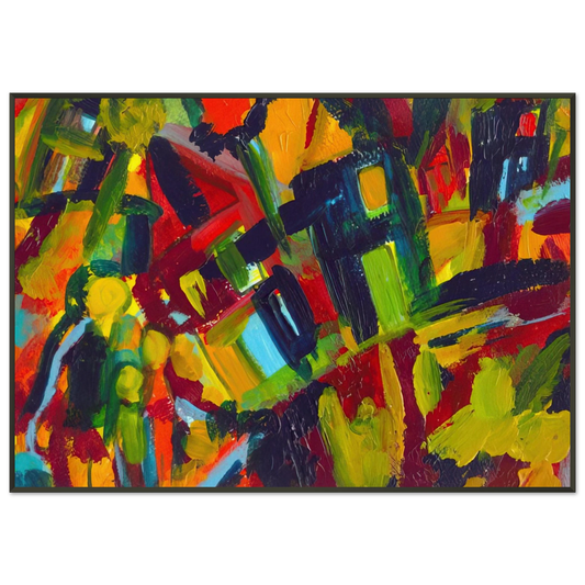 Wassily Kandinsky  NOTDETECTED189365 Framed Art Print  - Aluminum Frame - 21x29.7 cm / 8x12"