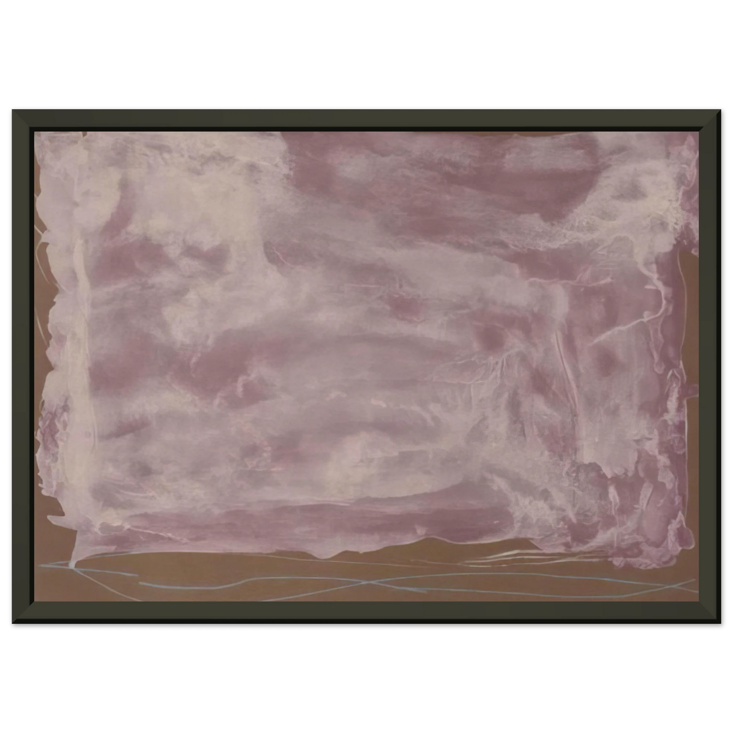 Helen Frankenthaler Soho Dreams 1987 Framed Art Print - Aluminum Frame - 60x80 cm / 24x32 inches