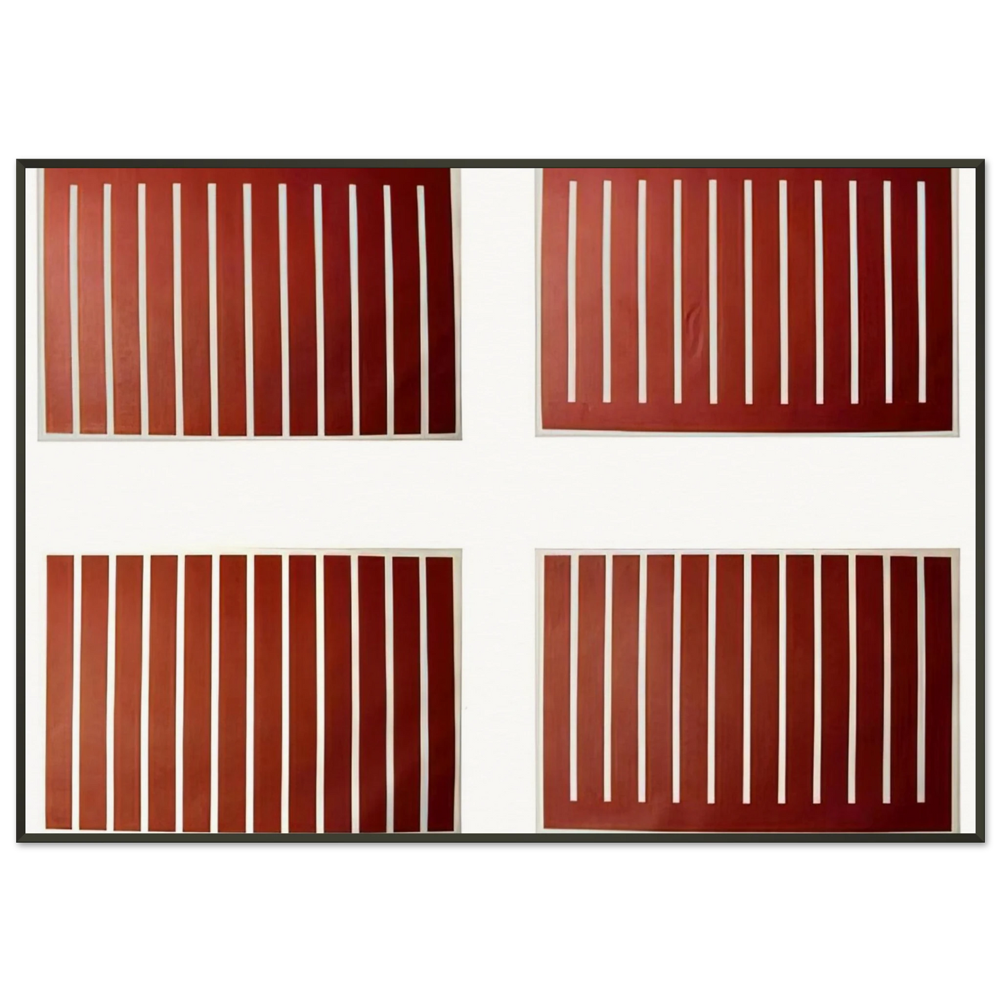 Donald Judd Untitled 1992 Framed Art Print - Aluminum Frame - 21x29.7 cm / 8x12"