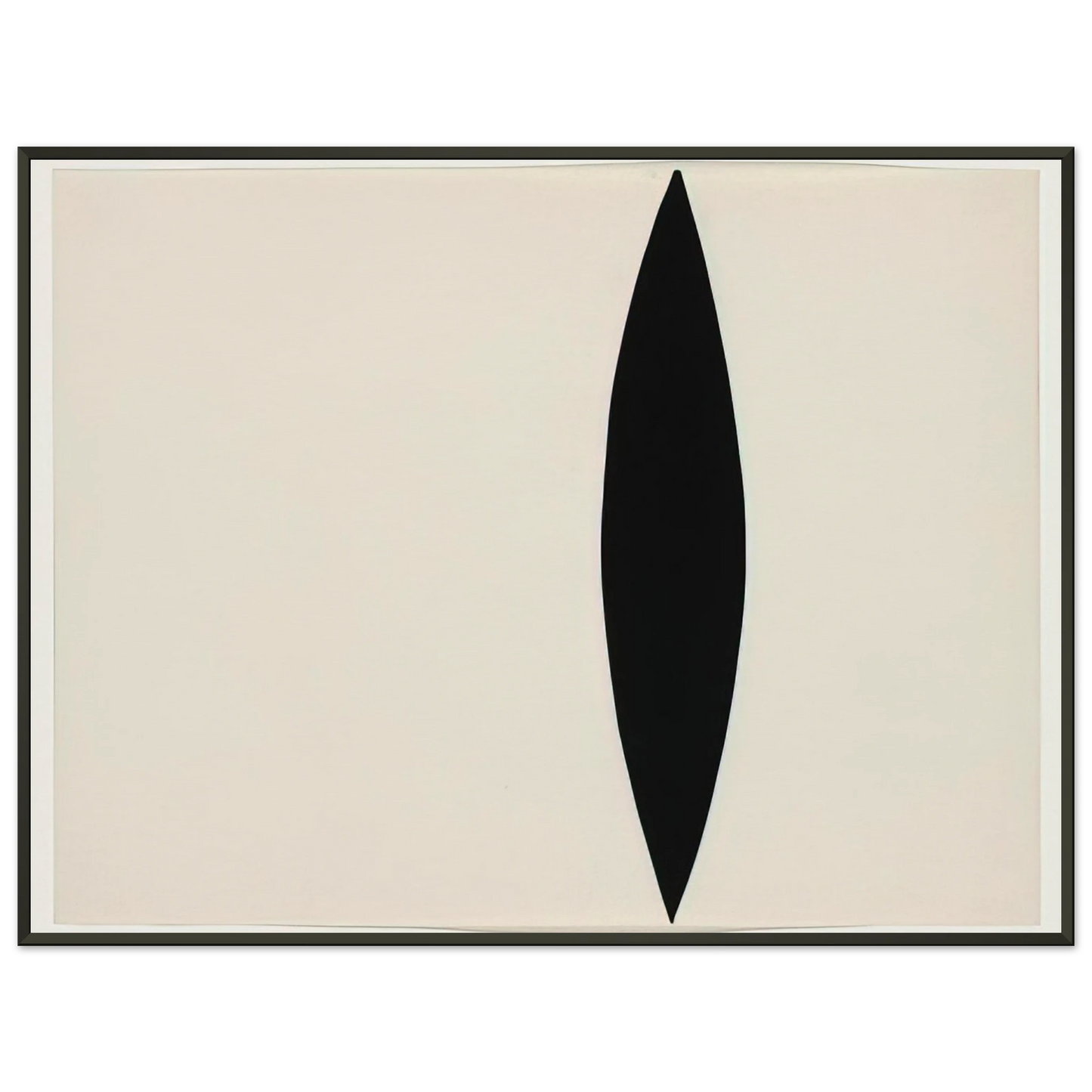 Ellsworth Kelly Mandorla Form Framed Art Print - Aluminum Frame - 70x100 cm / 28x40 inches