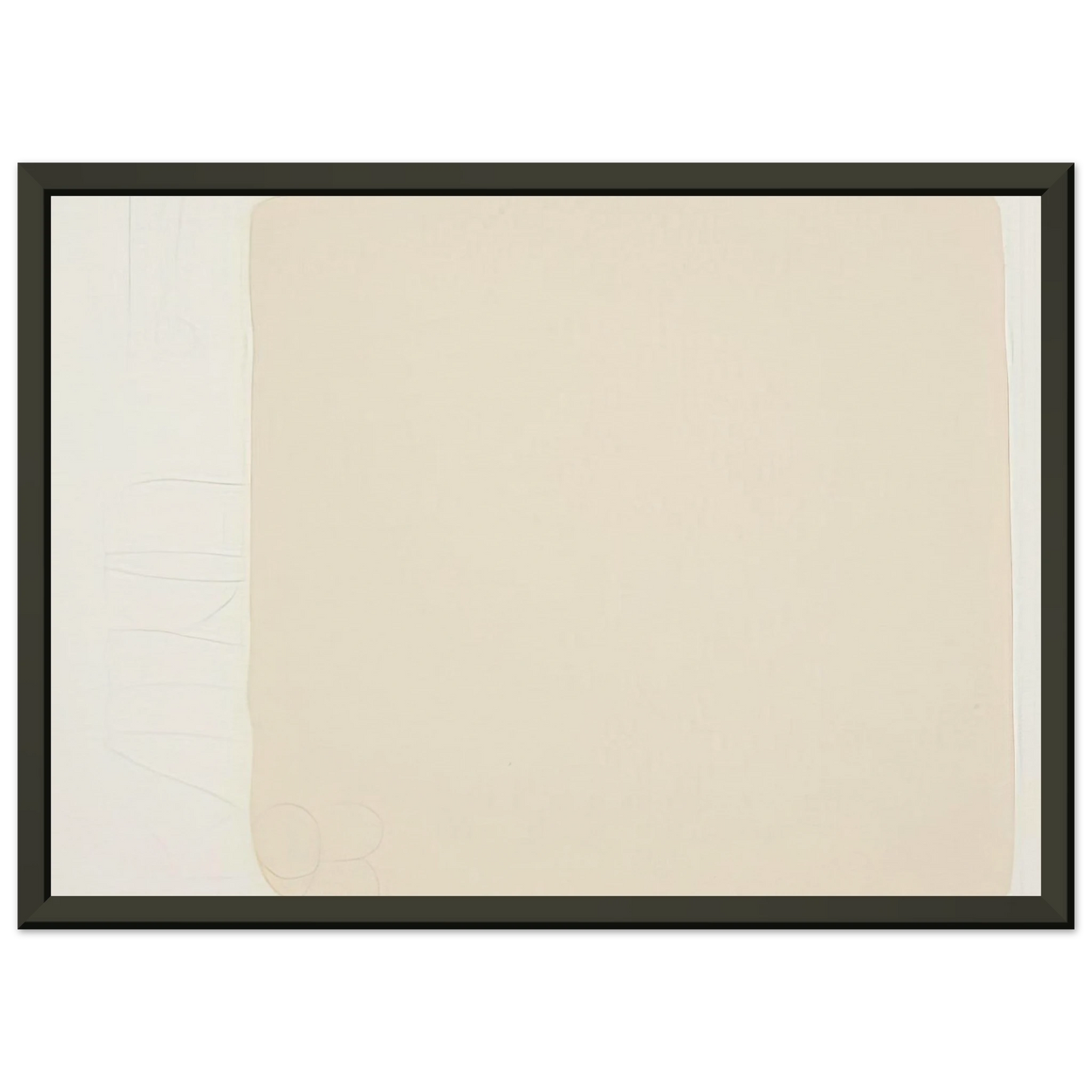 Robert Ryman Untitled from BAM III Framed Art Print - Aluminum Frame - 60x80 cm / 24x32 inches