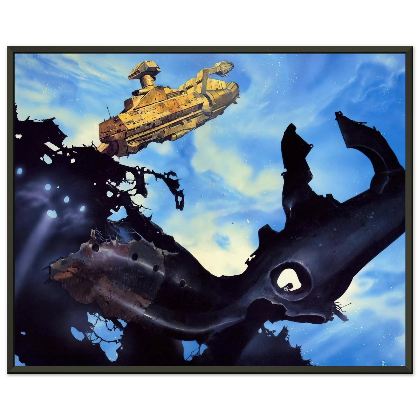 Chris Foss Chris Foss Framed Art Print - Aluminum Frame - 70x100 cm / 28x40 inches