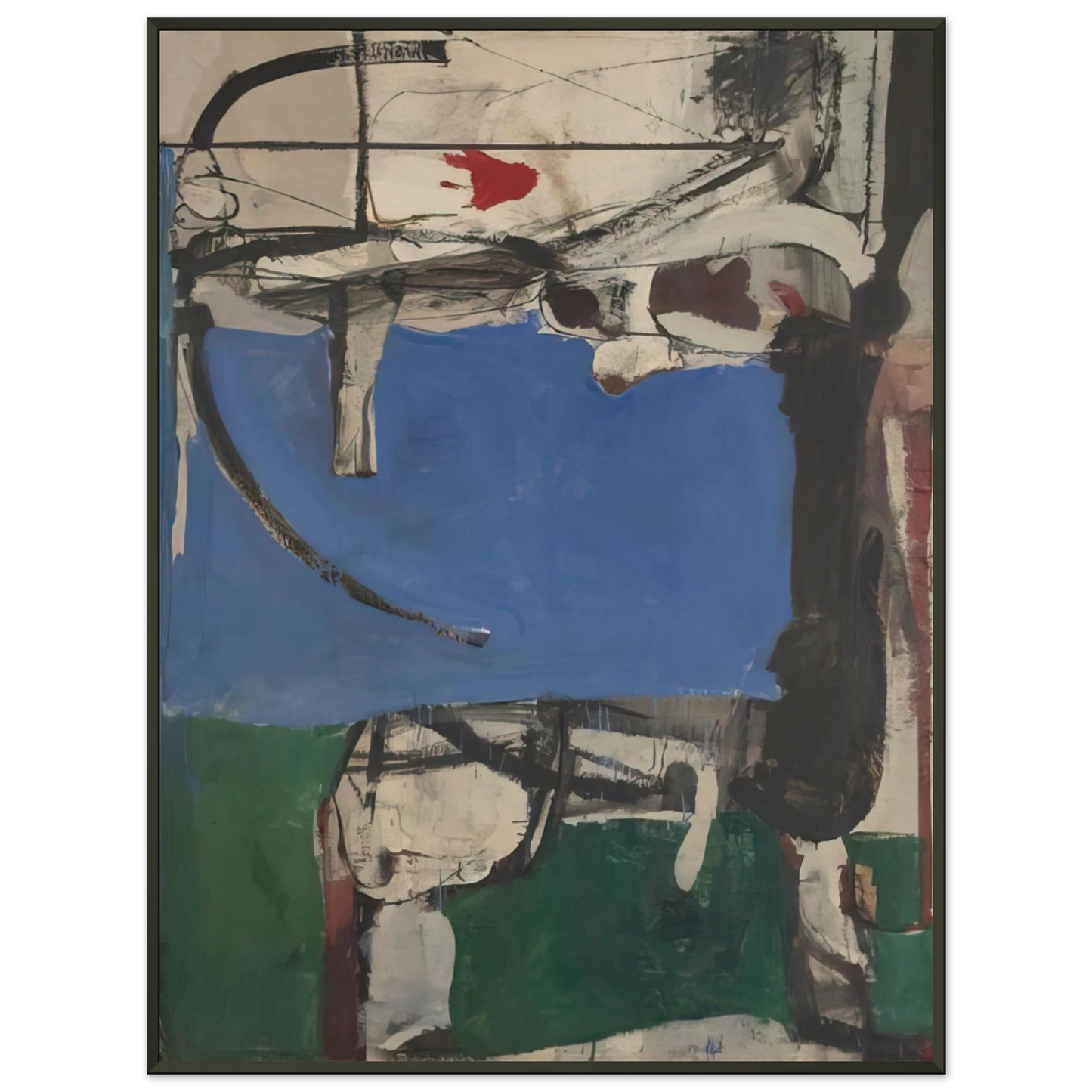 Richard Diebenkorn Urbana 2 The Archer Framed Art Print - Aluminum Frame - 70x100 cm / 28x40 inches