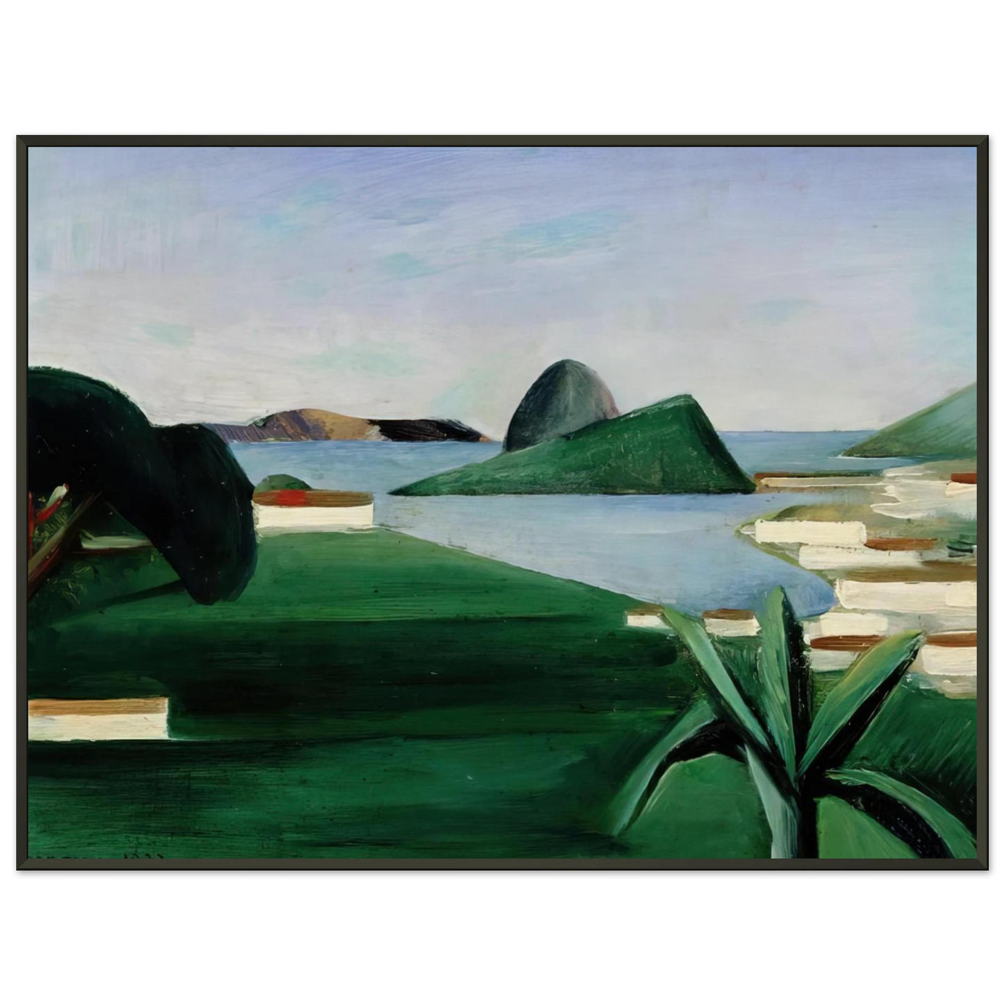 Tarsila do Amaral Rio de Janeiro Framed Art Print - Aluminum Frame - 40x50 cm / 16x20 inches