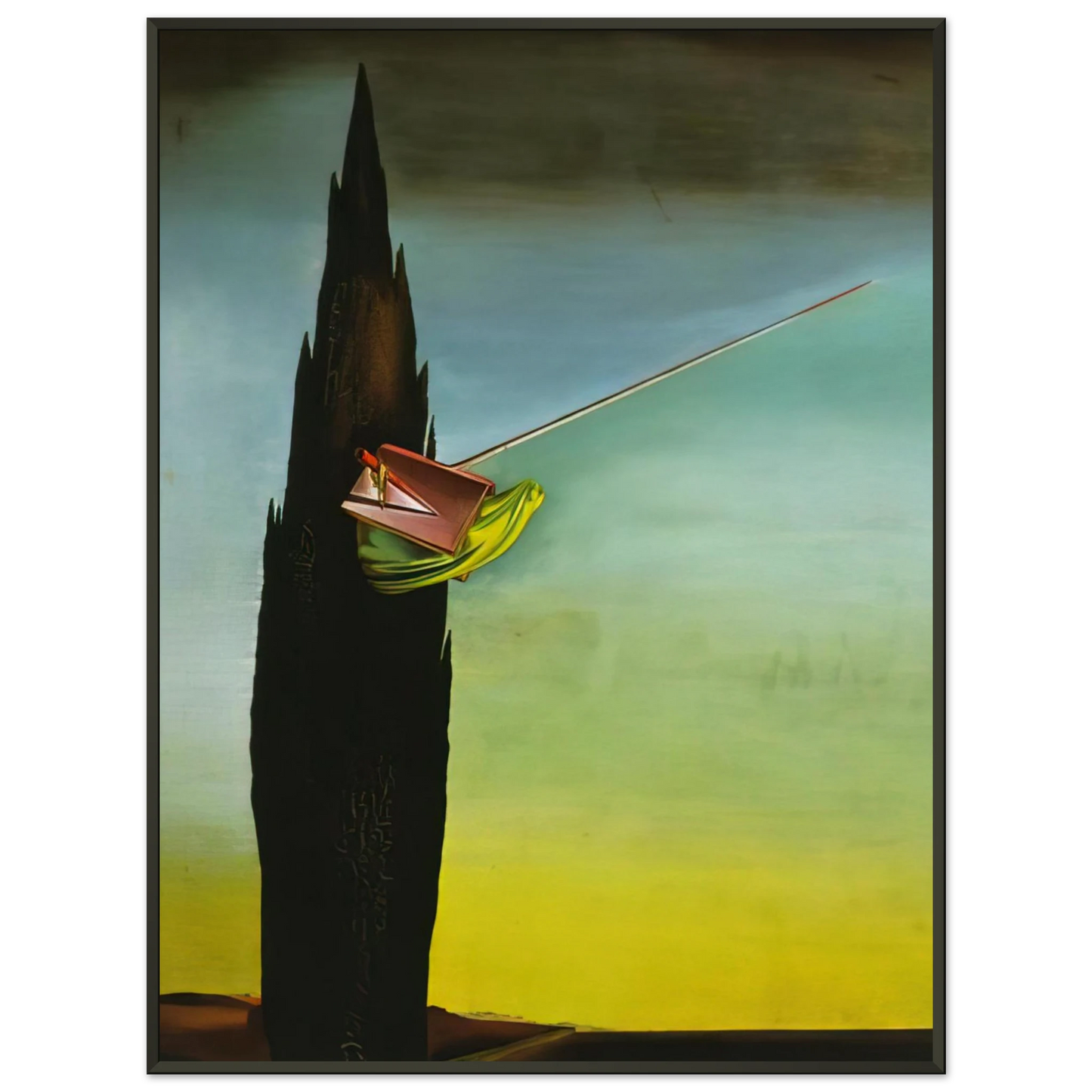 Salvador Dali SURREALIST ESSAY Framed Art Print - Aluminum Frame - 40x50 cm / 16x20 inches