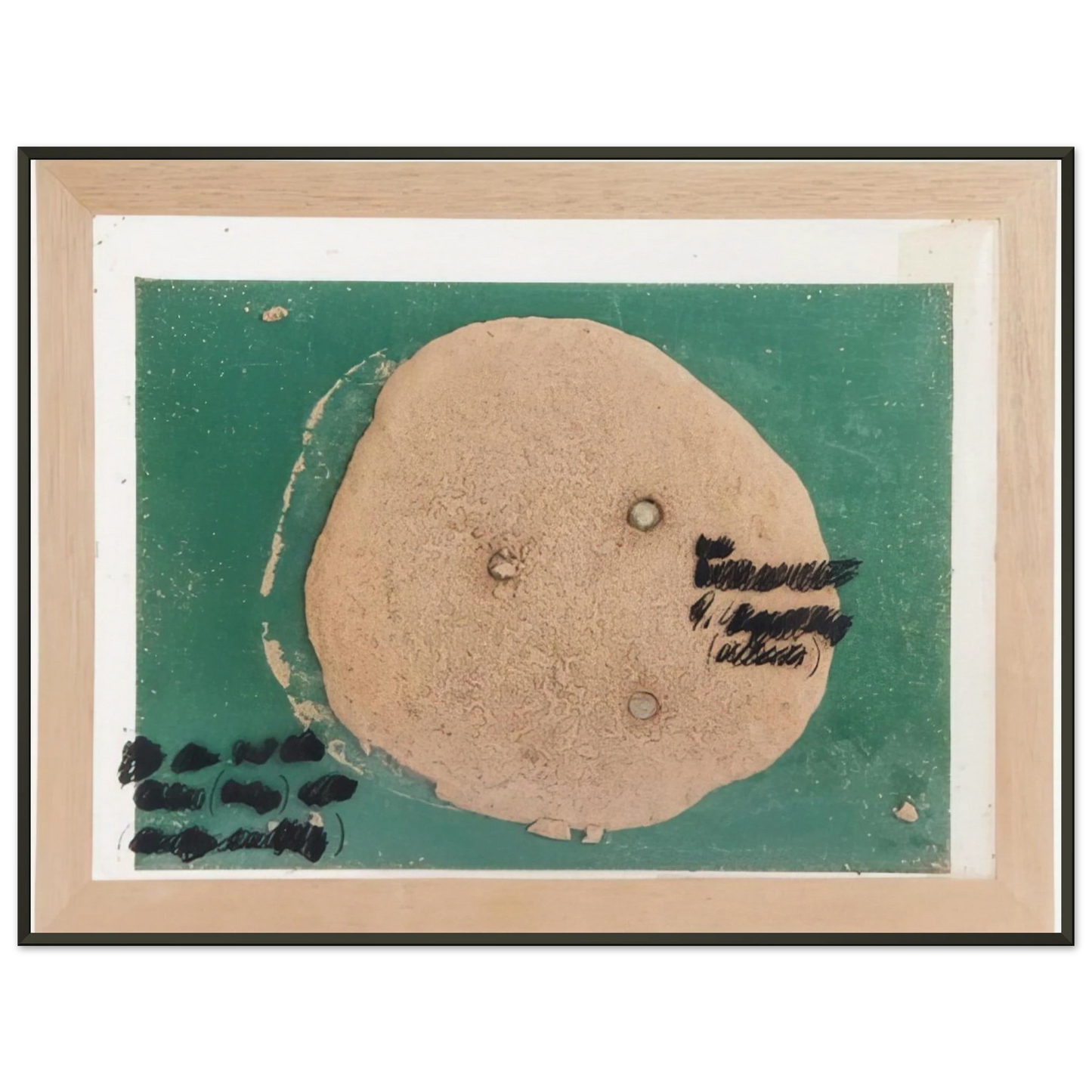 Dieter Roth Self Portrait D111 1969 Framed Art Print - Aluminum Frame - 60x80 cm / 24x32 inches
