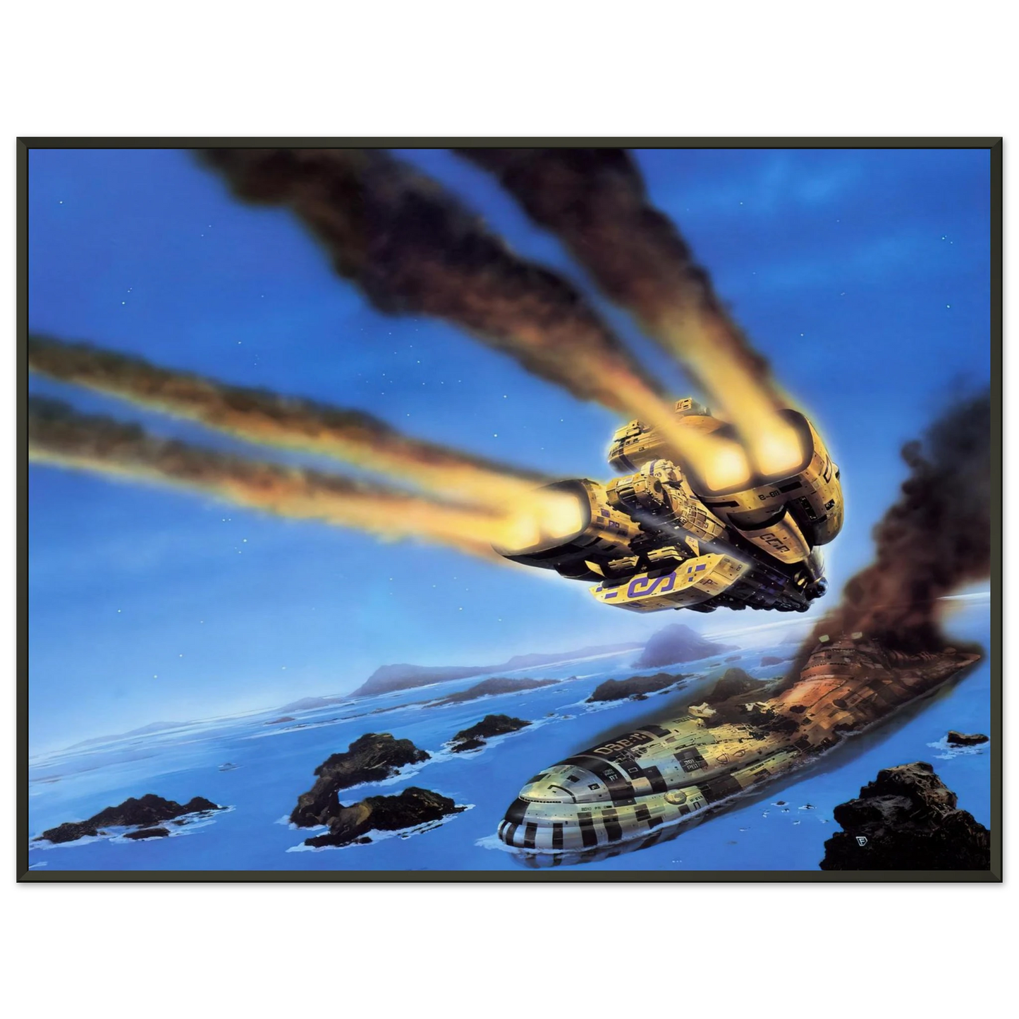 Chris Foss Chris Foss Framed Art Print - Aluminum Frame - 70x100 cm / 28x40 inches