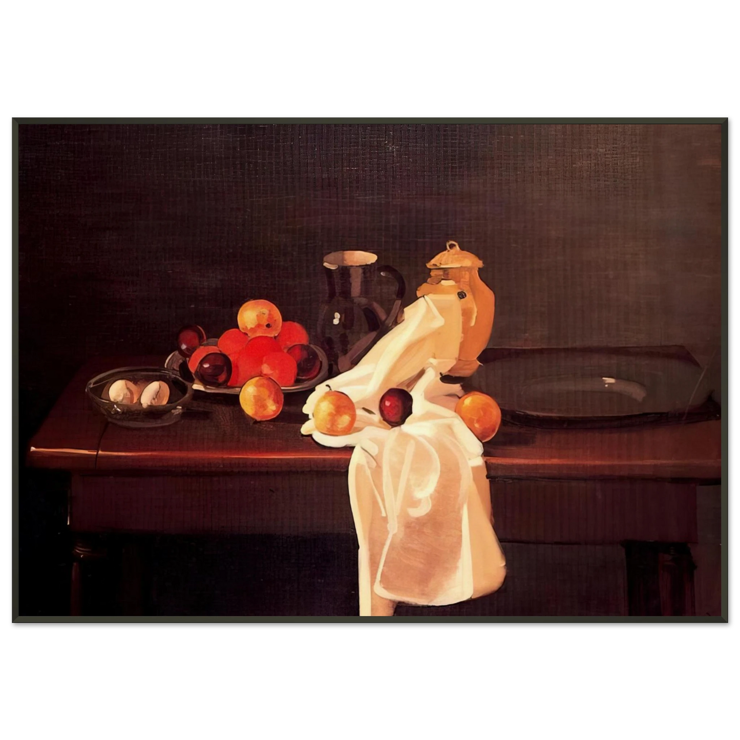 Andre Derain STILL LIFE WITH ORANGES 1931 Framed Art Print - Aluminum Frame - 21x29.7 cm / 8x12"