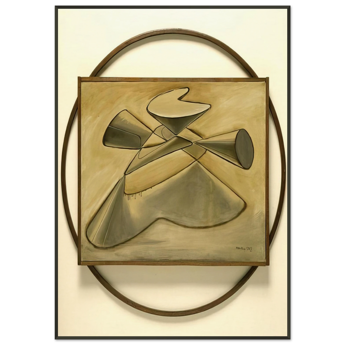 Man Ray SHAKESPEAREAN EQUATION KING LEAR Framed Art Print - Aluminum Frame - 21x29.7 cm / 8x12"