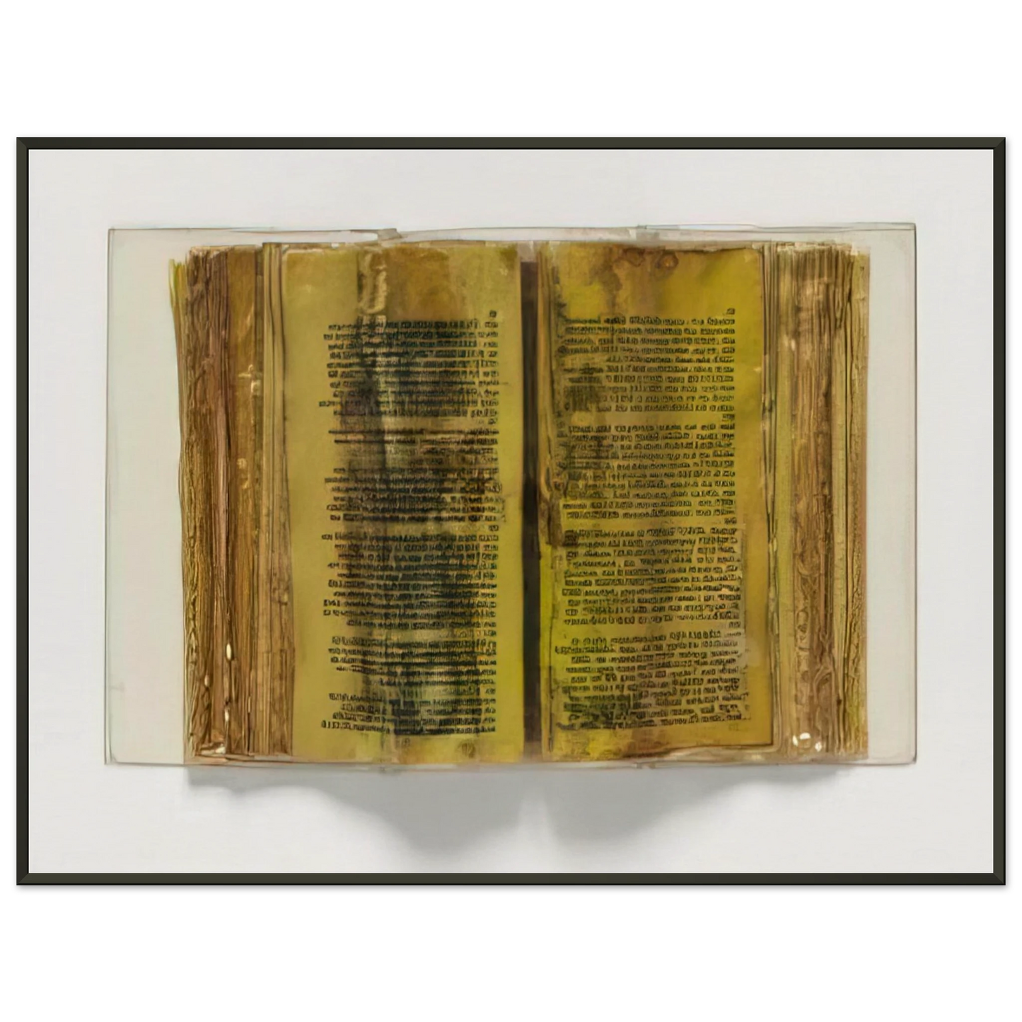 Dieter Roth Poemetrie 1970 Framed Art Print - Aluminum Frame - 40x50 cm / 16x20 inches
