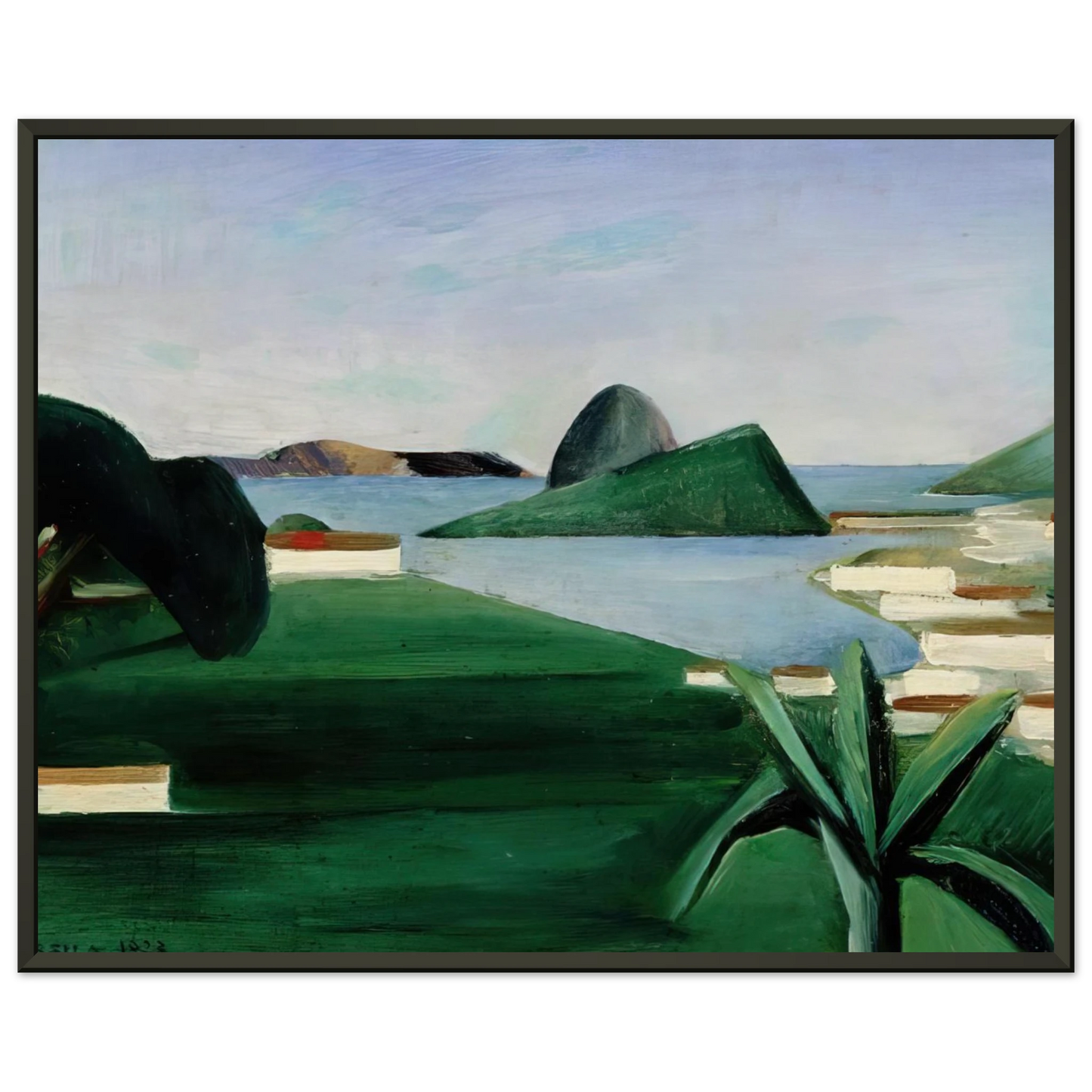 Tarsila do Amaral Rio de Janeiro Framed Art Print - Aluminum Frame - 70x100 cm / 28x40 inches