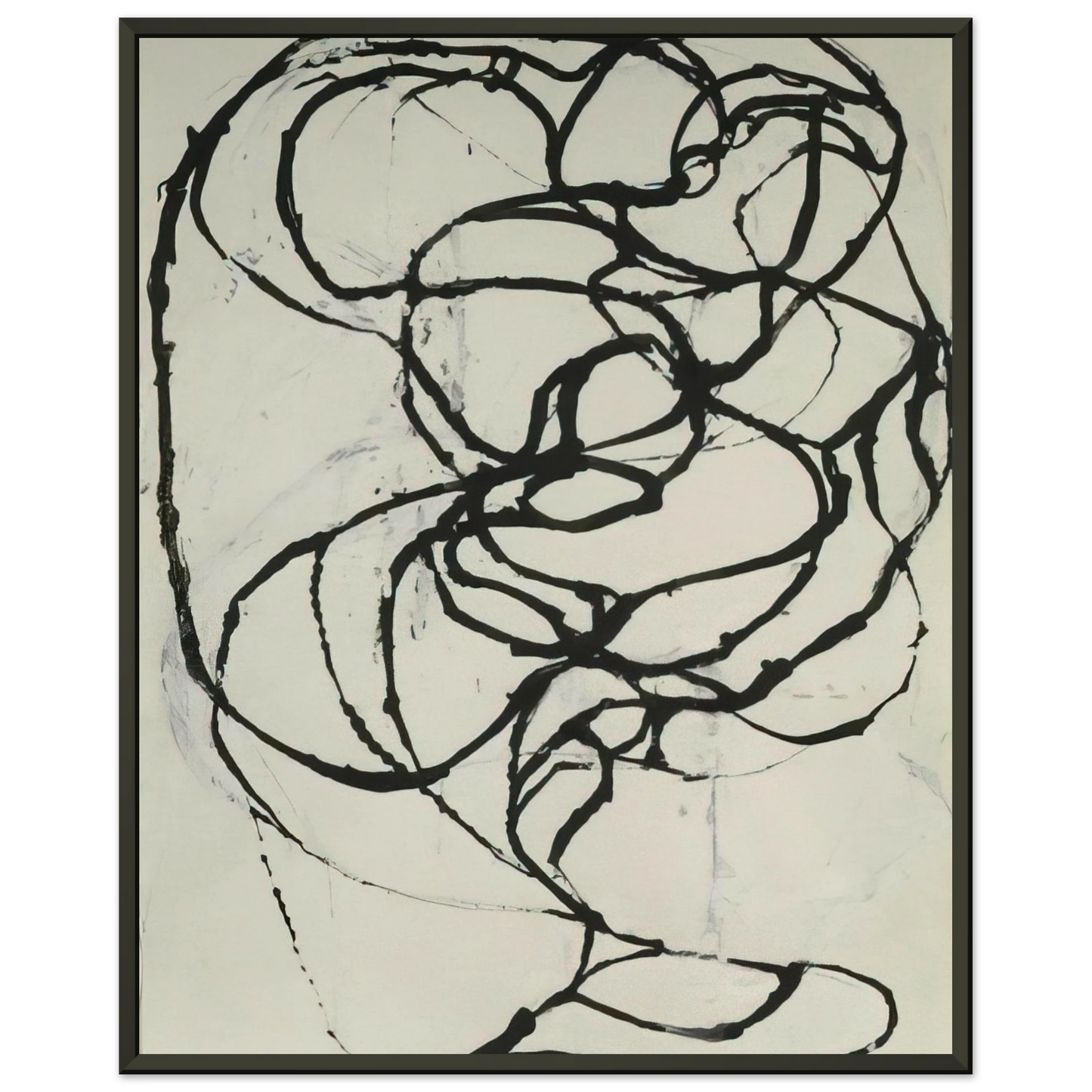 Brice Marden Eagles Mere Set 5 1997 Framed Art Print - Aluminum Frame - 40x50 cm / 16x20 inches